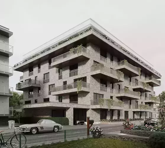 Exterior Scene Townhouse