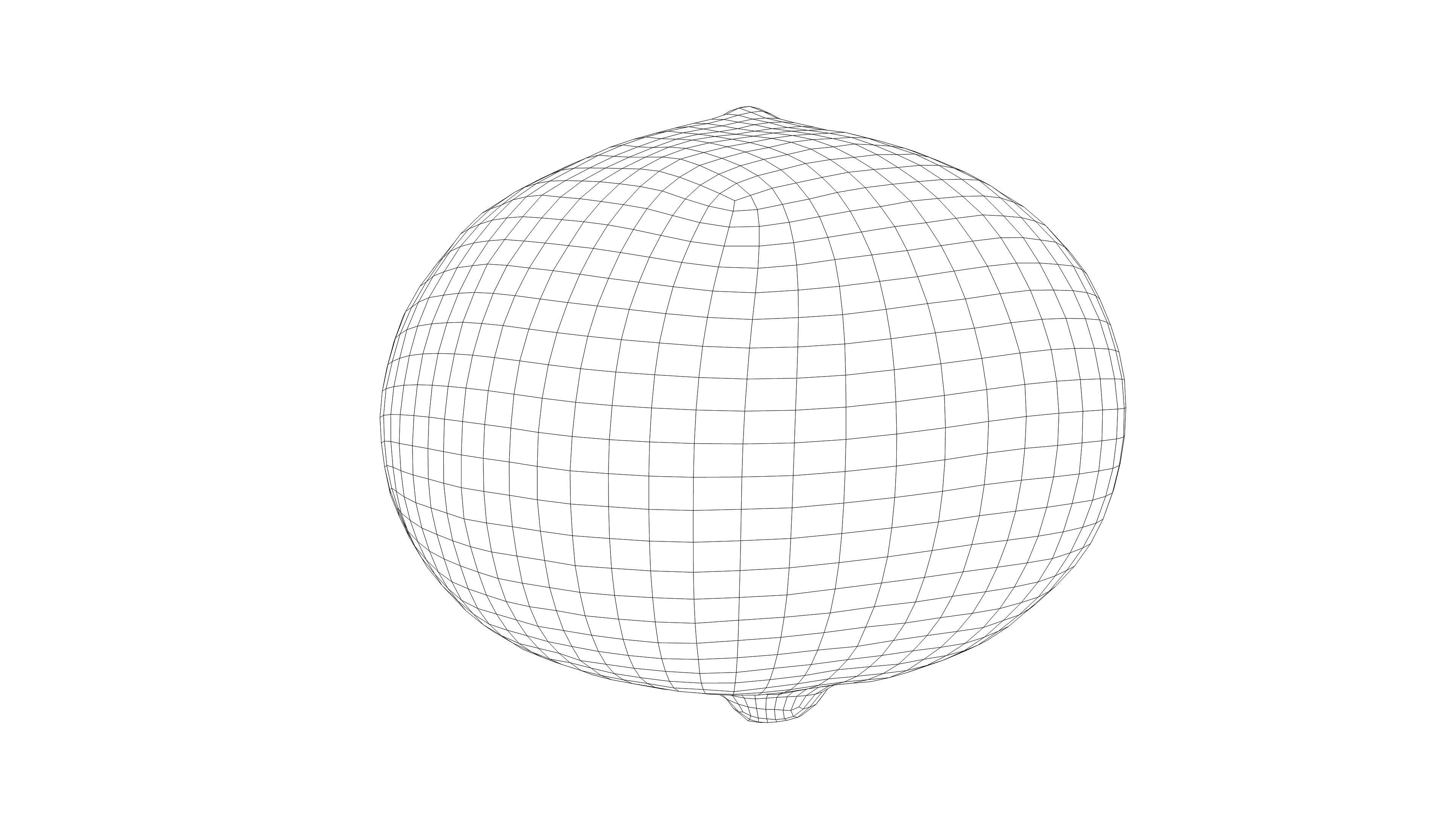 Photorealistic 3D scan of pumpkin Low-poly 3D model_20