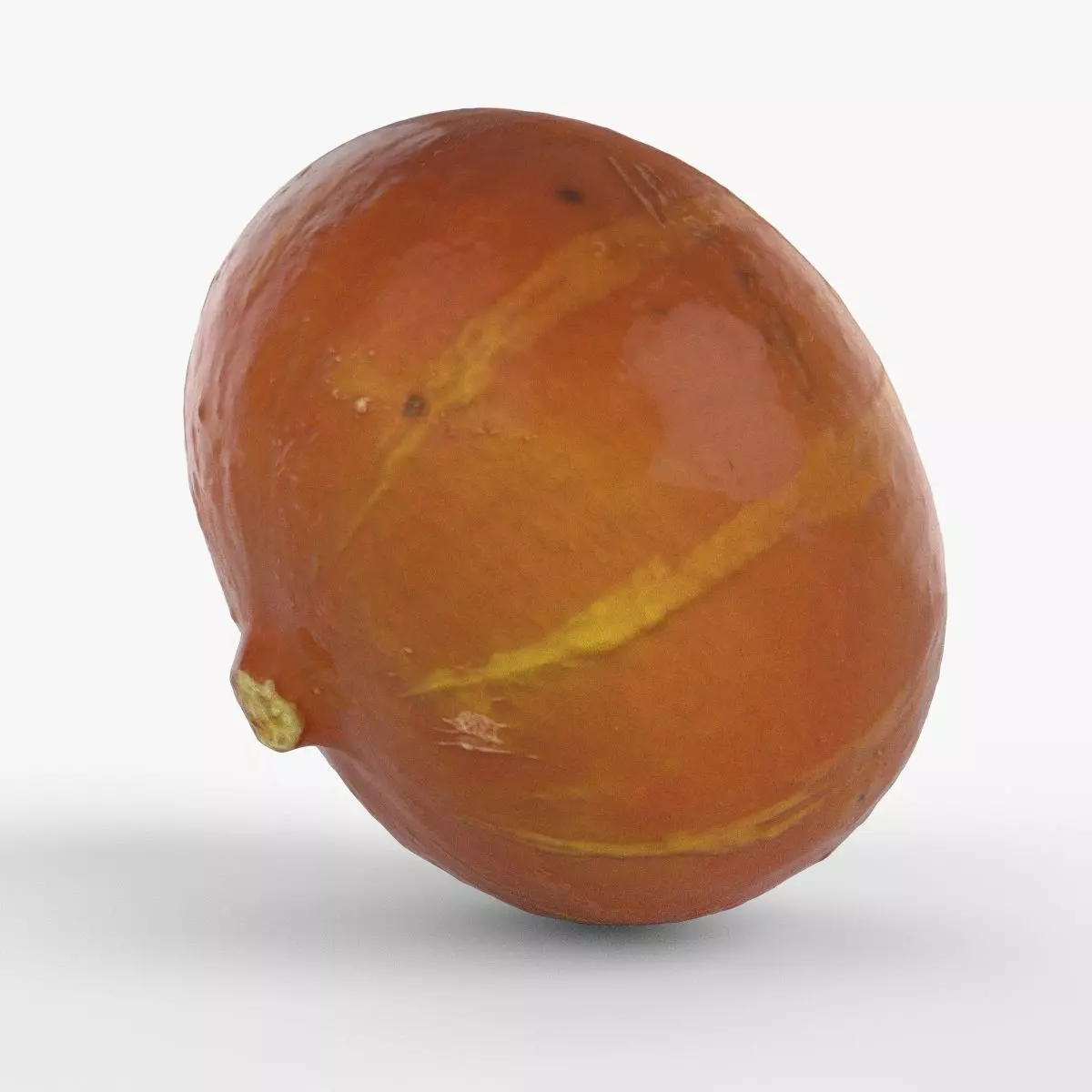 Photorealistic 3D scan of pumpkin Low-poly 3D model_0