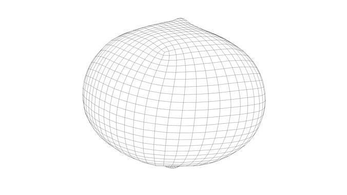 Photorealistic 3D scan of pumpkin Low-poly 3D model 4