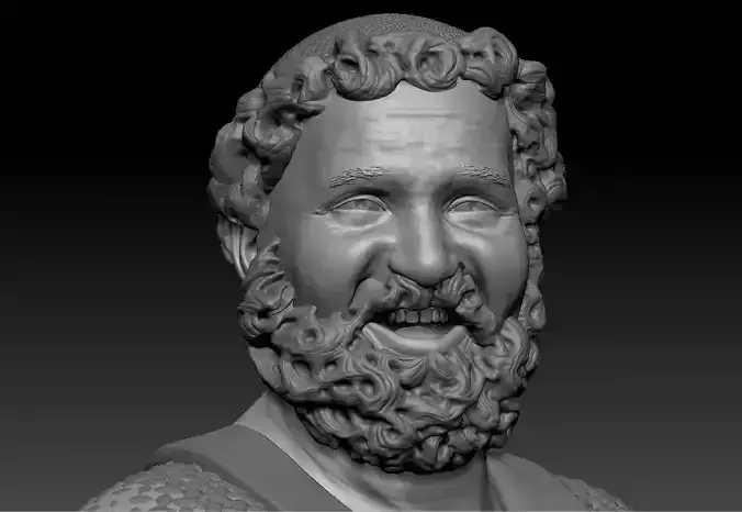 Seller of amphoras in Middle Eastern style - printable 3D print model
