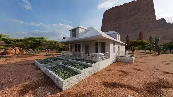 old house-Old Abandoned House 3D model