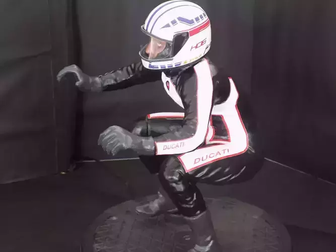 ROBERT A3D PRINTABLE RIDER FOR POCHERS DUCATTI MOTORCYCLE MODELS