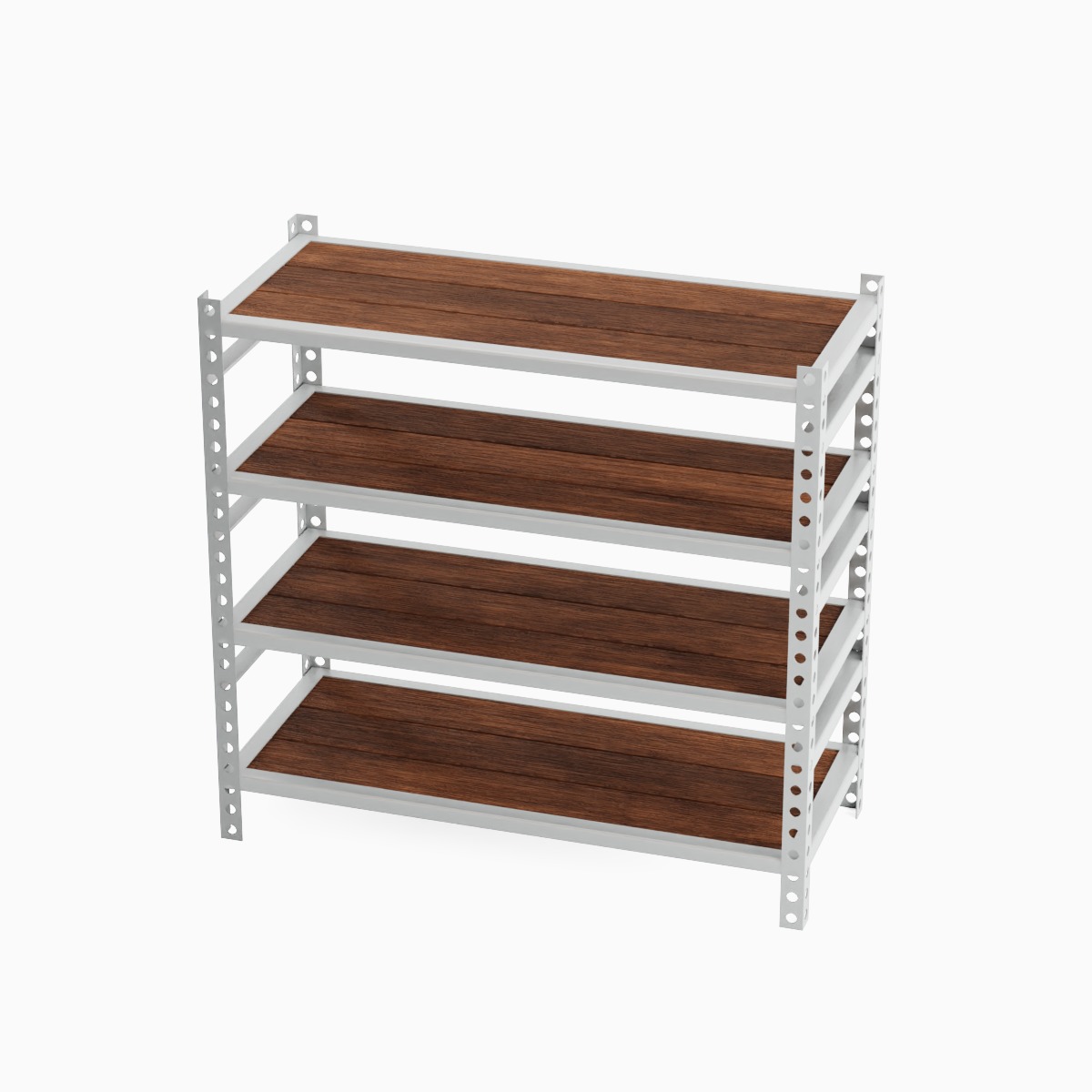 Metal Shelf 03 3D model_4