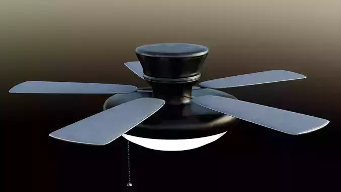 Ceiling lamp with 5 Fans Model