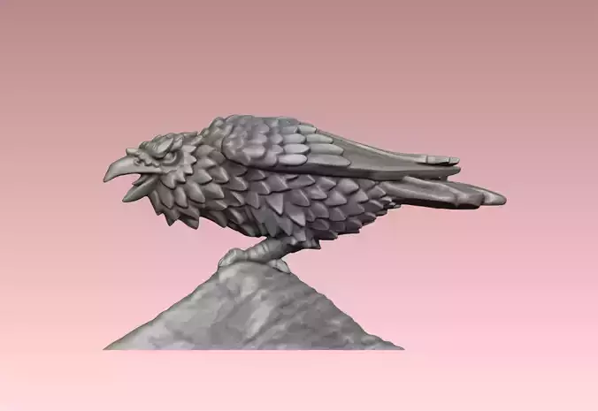 Crow miniature 