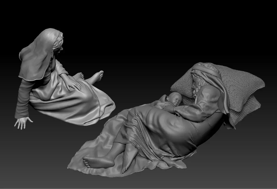 Nativity 3 - printable 3D print model_0