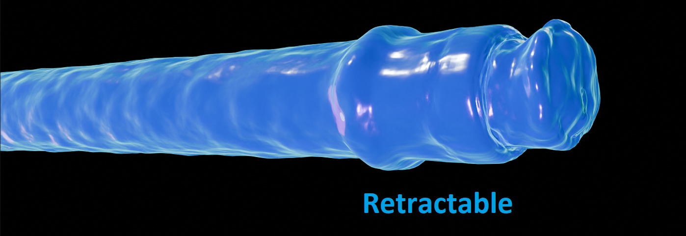 Horse cock tentacle - slime Low-poly 3D model_4