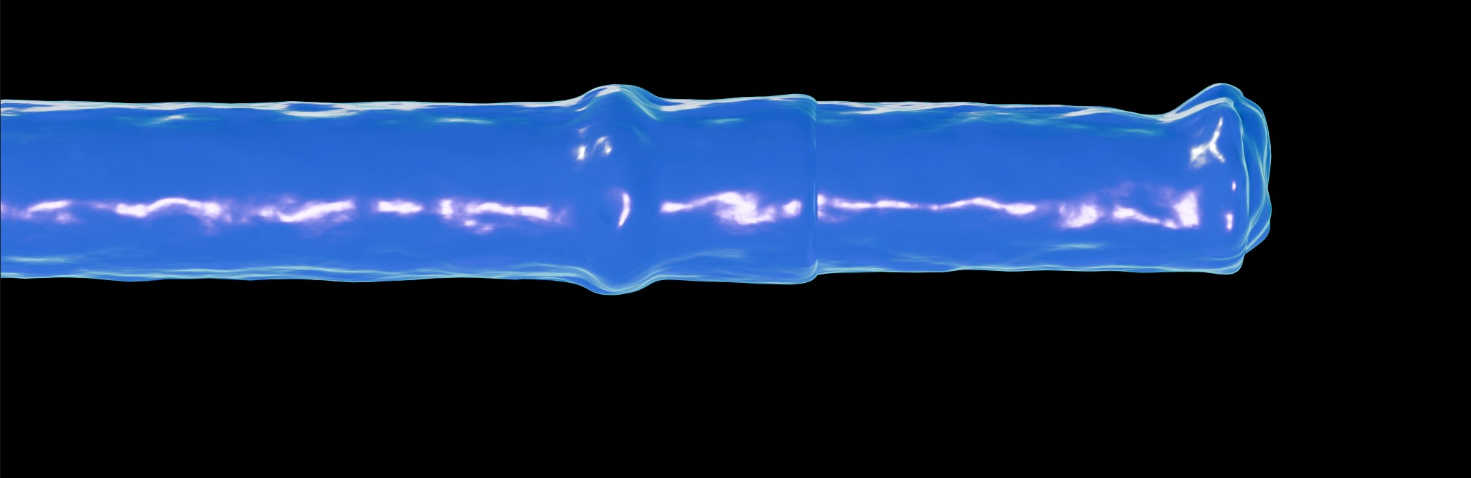 Horse cock tentacle - slime Low-poly 3D model_5