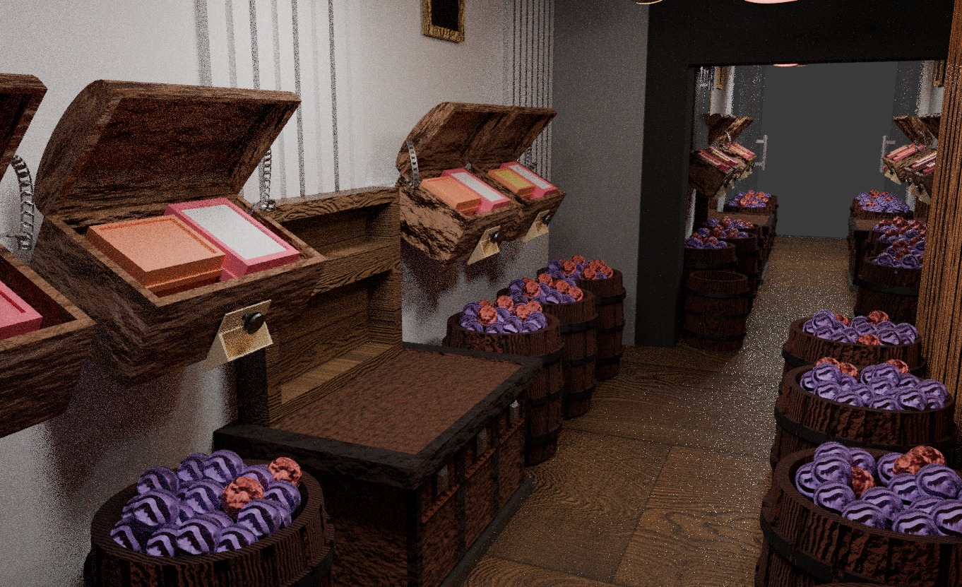 3d model of marmalade world interior in blender 3D model_3