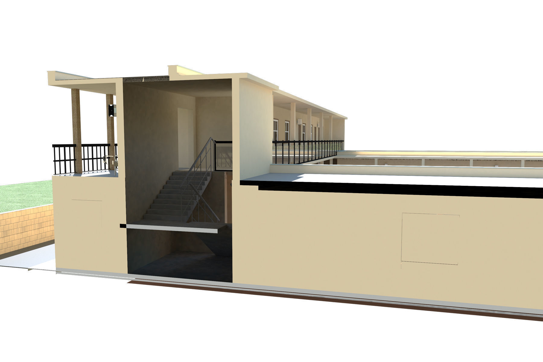 PROJECT A of motel Zodiac 3D model_10