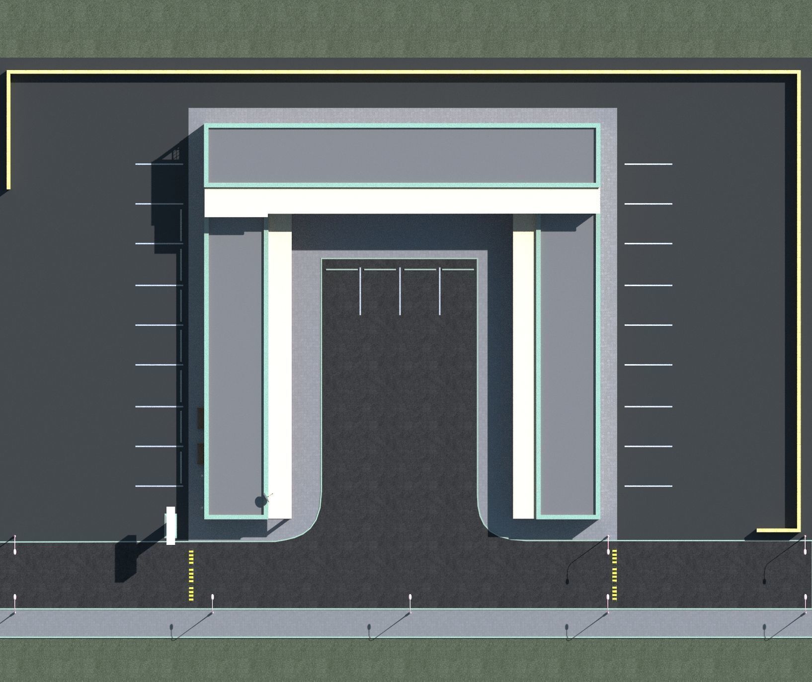 PROJECT A of motel Zodiac 3D model_11