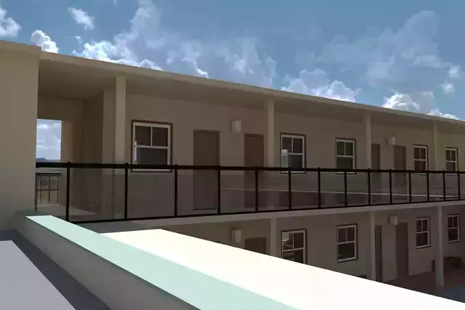 PROJECT A of motel Zodiac 3D model