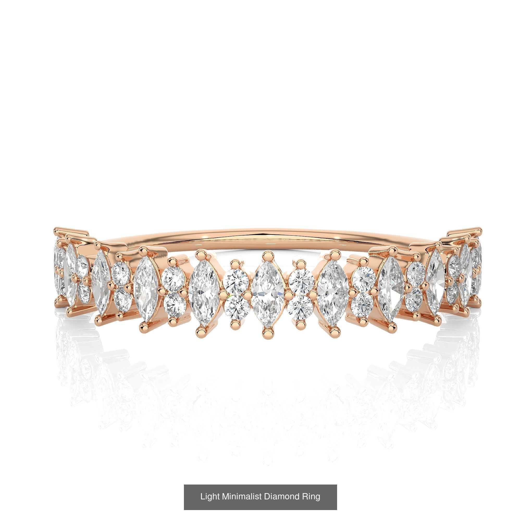 299 Light Minimalist Diamond Rings Collection _119