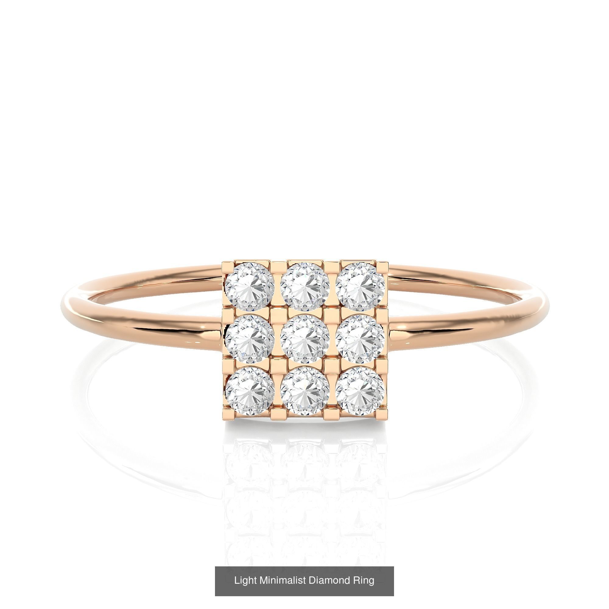 299 Light Minimalist Diamond Rings Collection _204