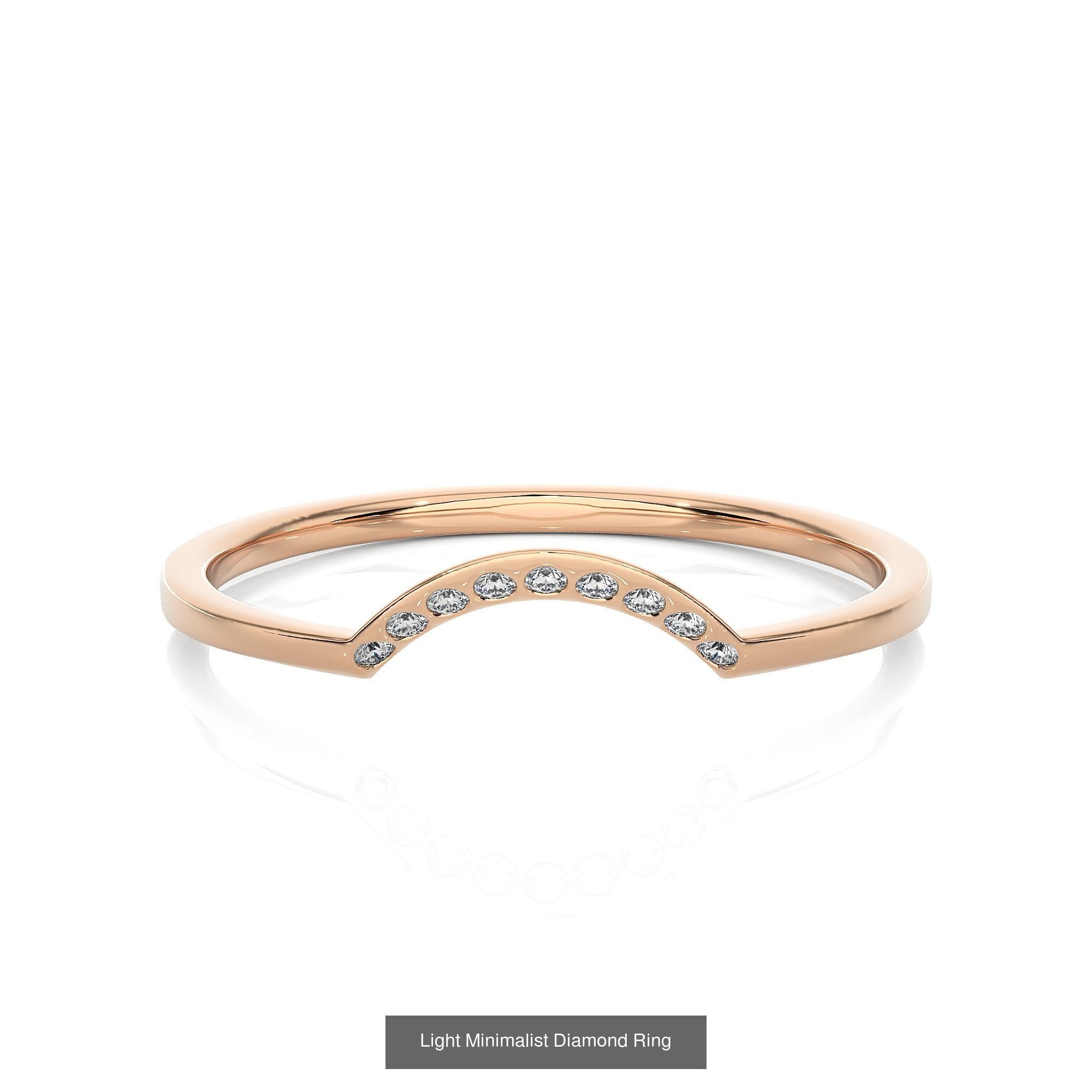 299 Light Minimalist Diamond Rings Collection _135