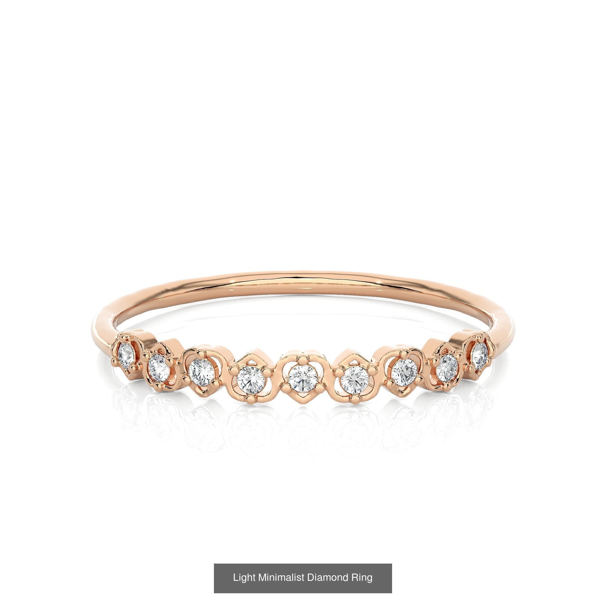 299 Light Minimalist Diamond Rings Collection _203