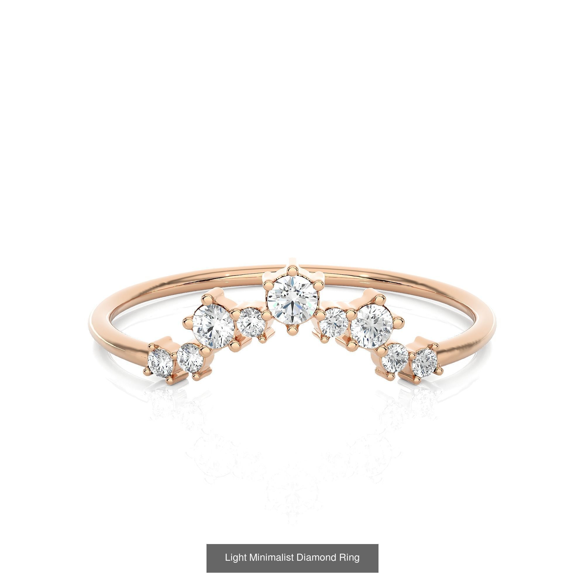 299 Light Minimalist Diamond Rings Collection _127