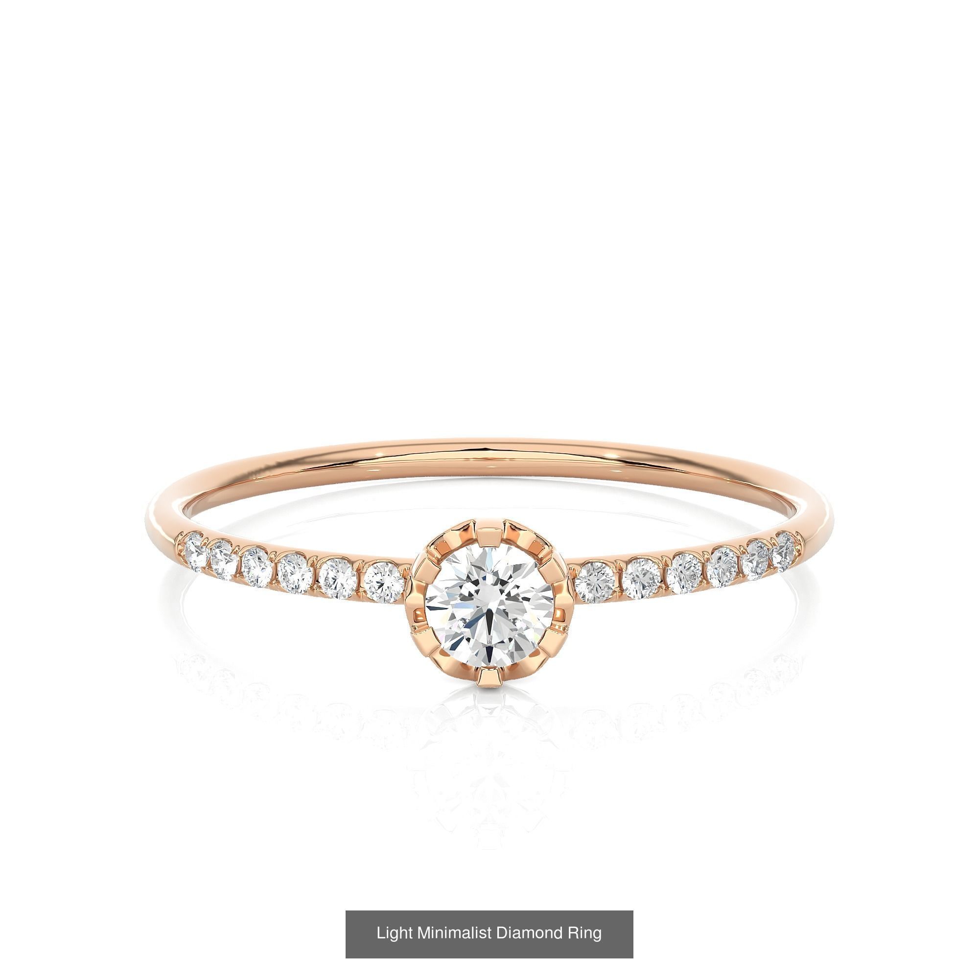 299 Light Minimalist Diamond Rings Collection _197