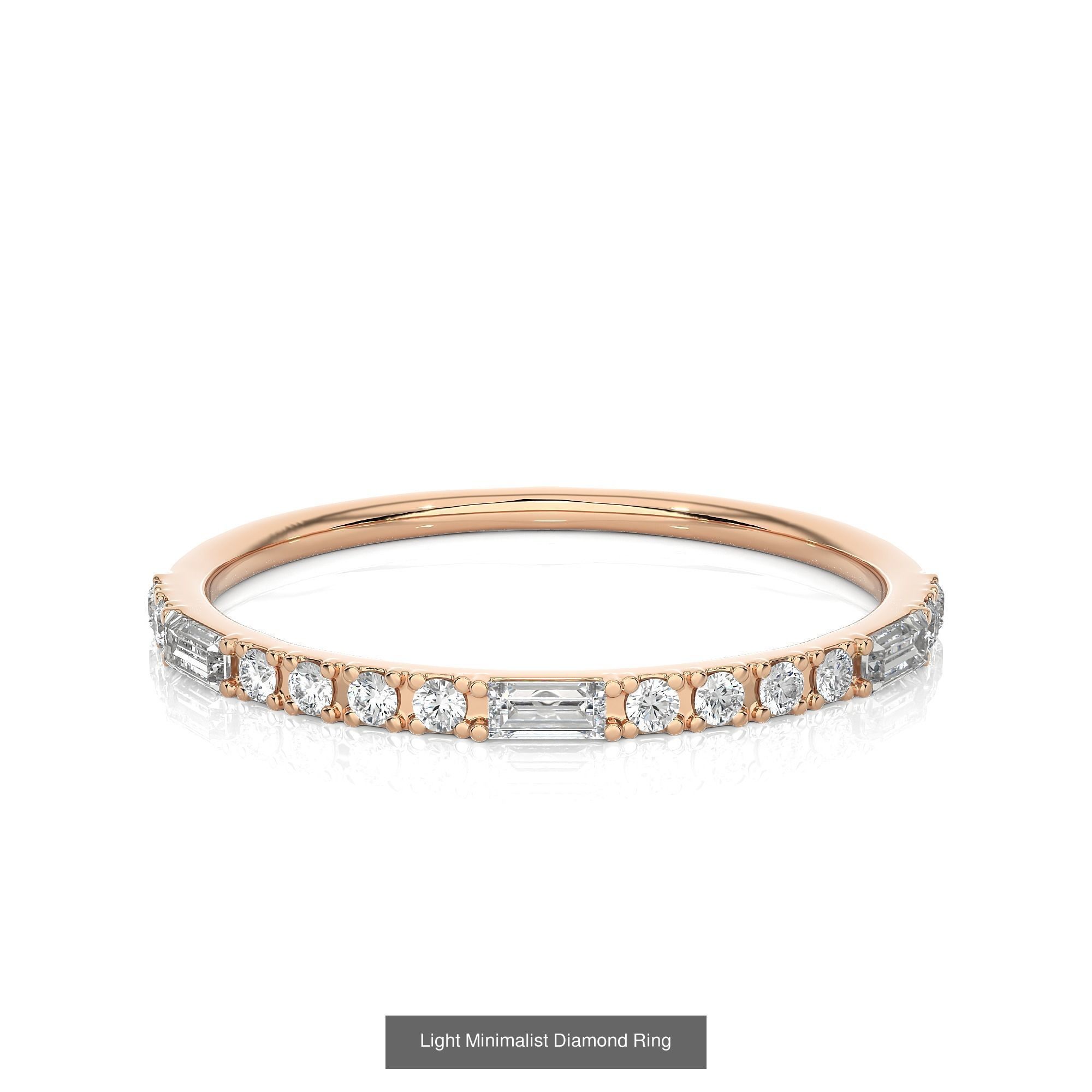 299 Light Minimalist Diamond Rings Collection _123