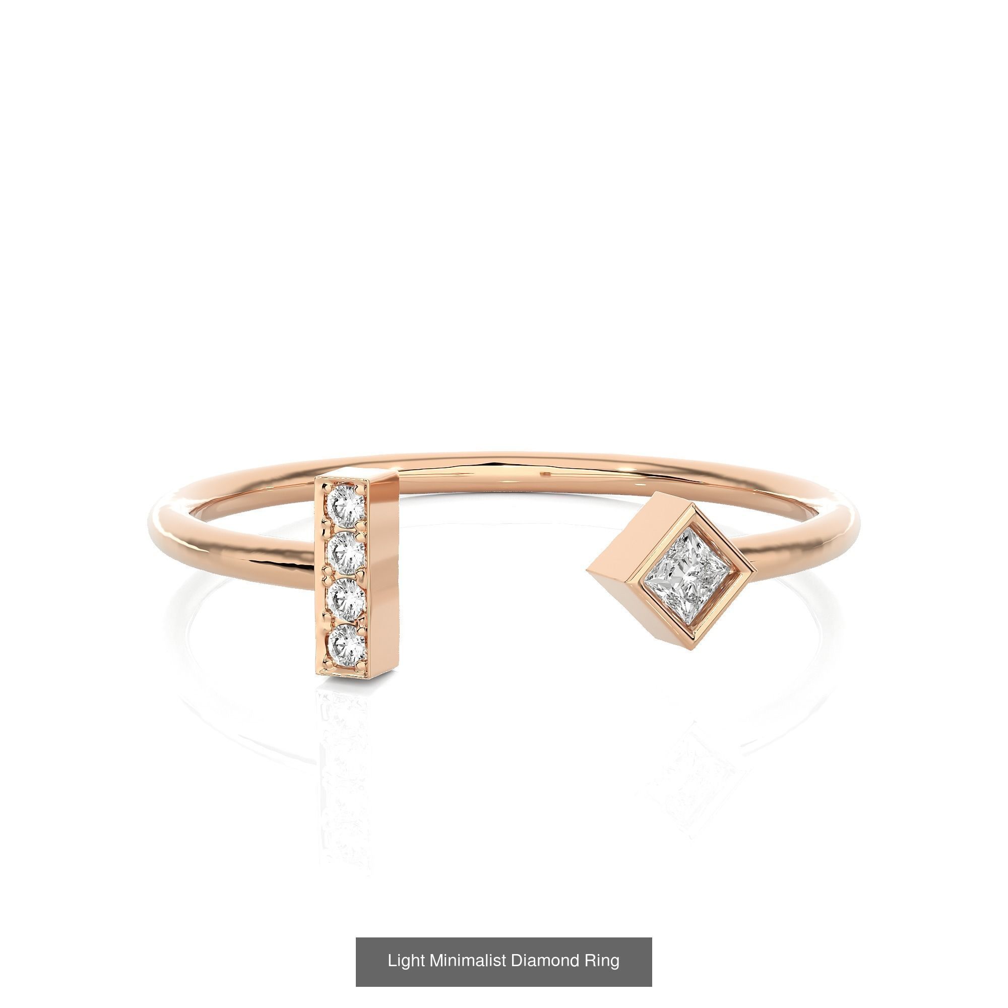 299 Light Minimalist Diamond Rings Collection _216