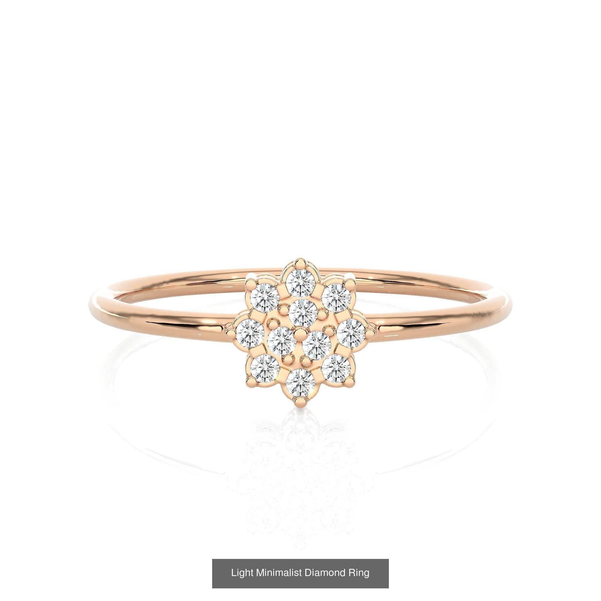 299 Light Minimalist Diamond Rings Collection _198