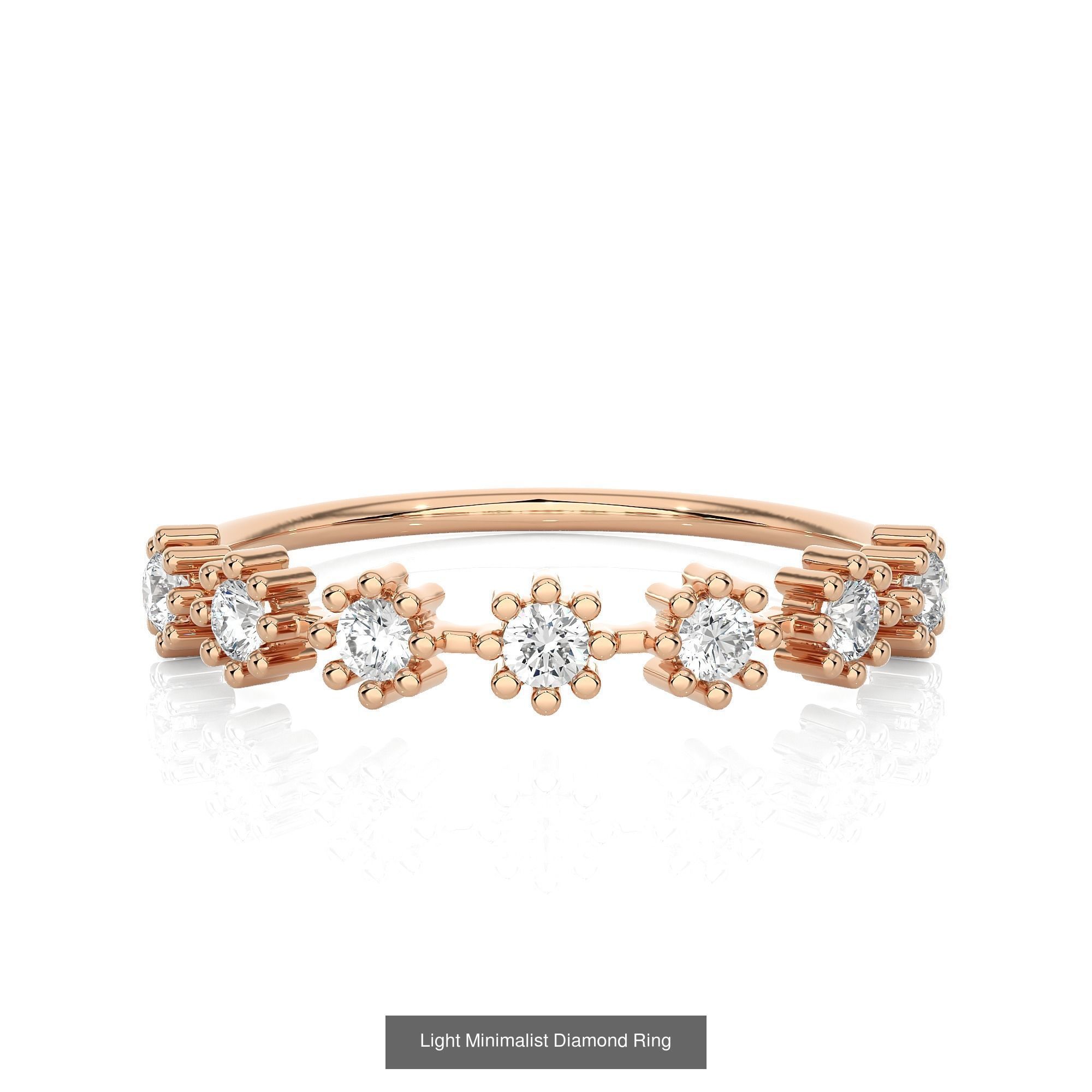 299 Light Minimalist Diamond Rings Collection _160