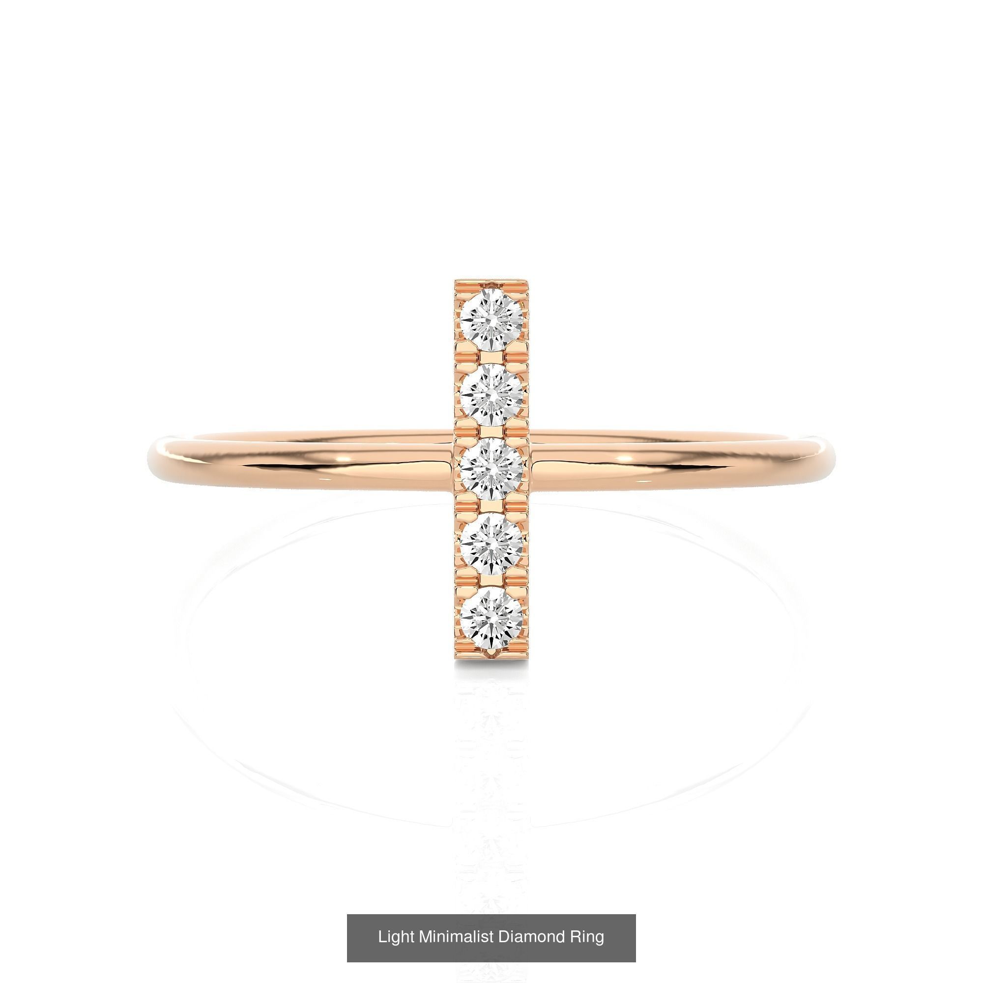 299 Light Minimalist Diamond Rings Collection _172