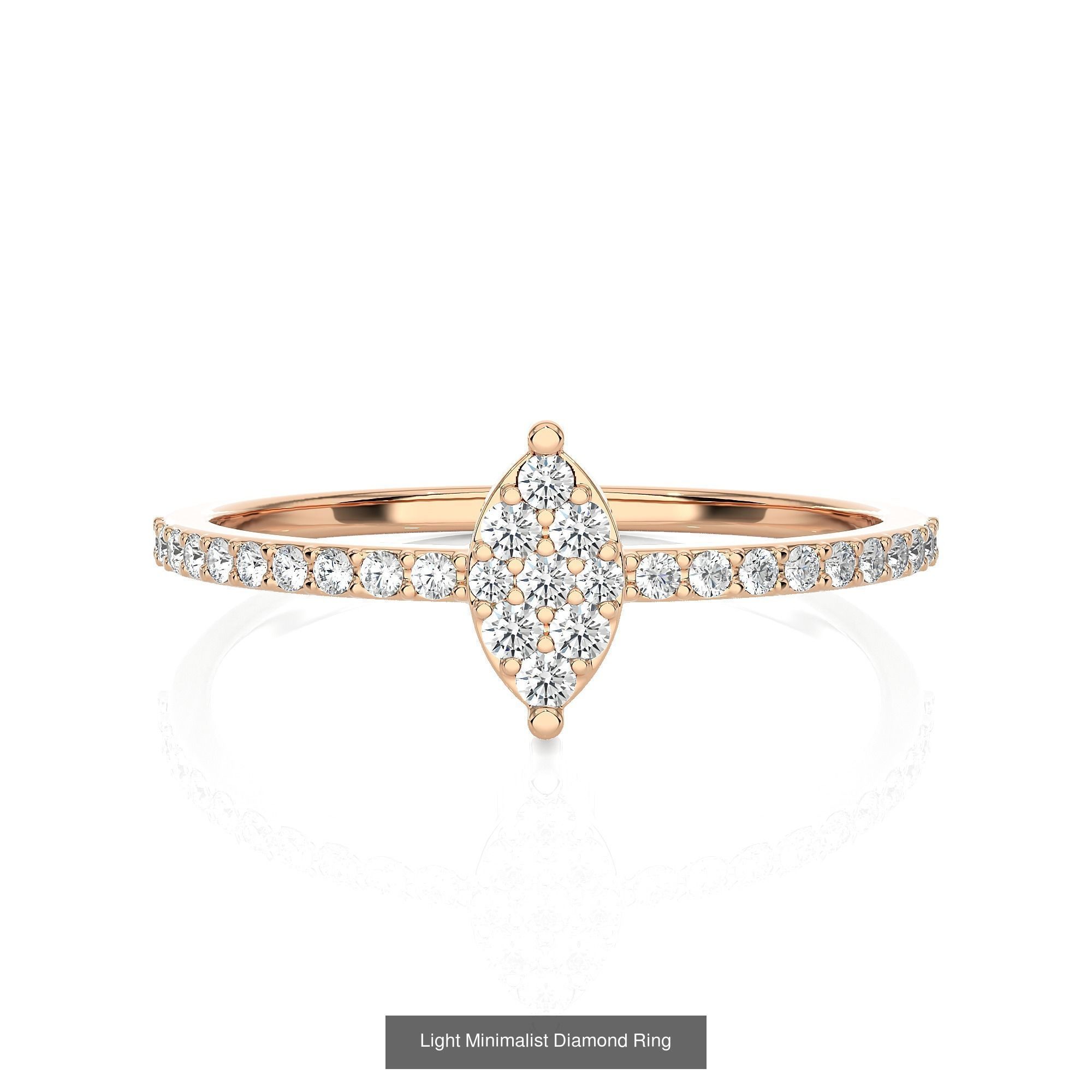 299 Light Minimalist Diamond Rings Collection _137
