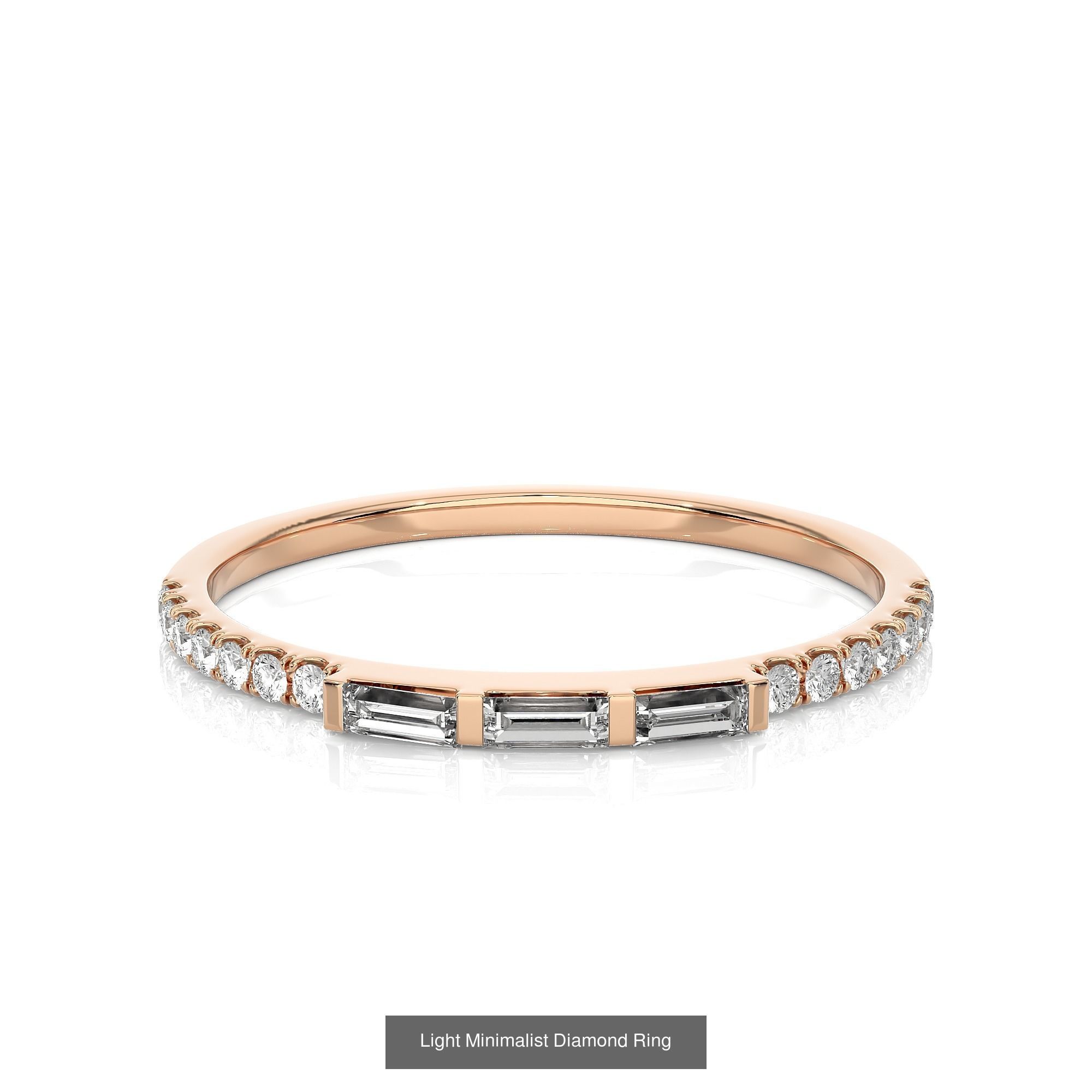 299 Light Minimalist Diamond Rings Collection _130