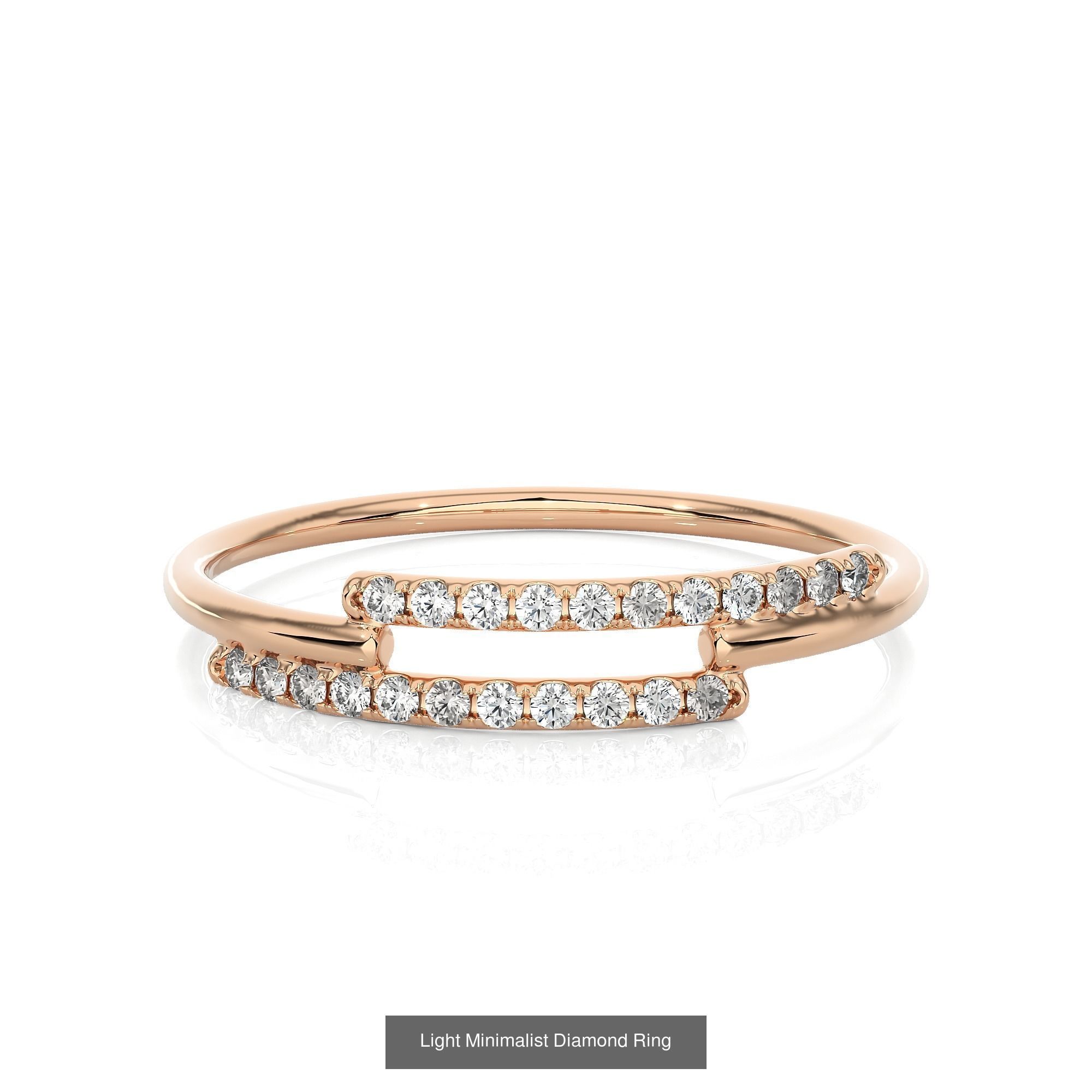 299 Light Minimalist Diamond Rings Collection _111