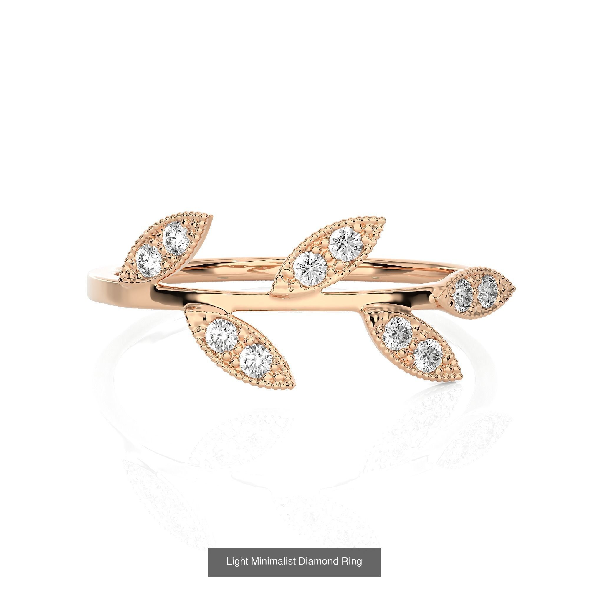 299 Light Minimalist Diamond Rings Collection _161