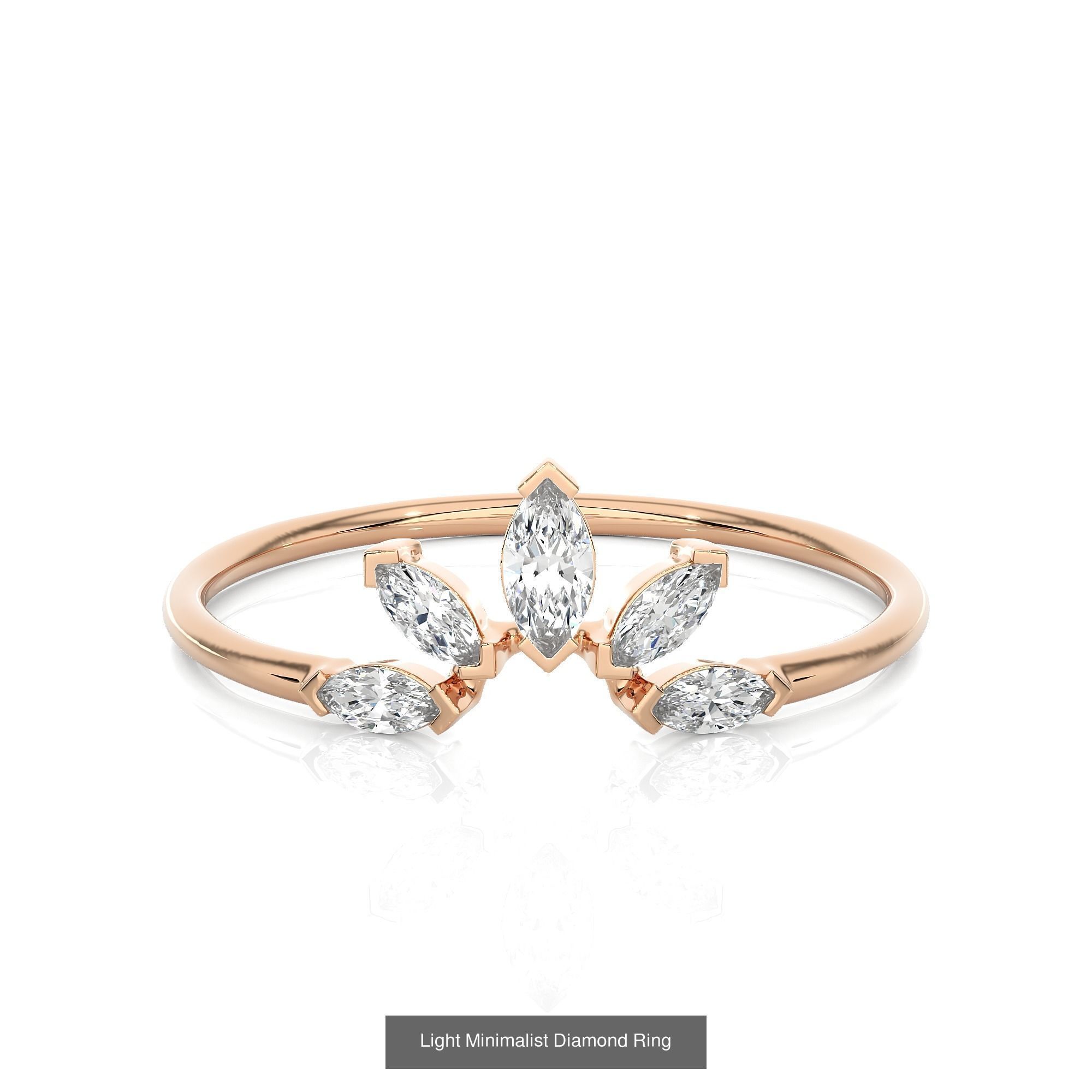 299 Light Minimalist Diamond Rings Collection _101