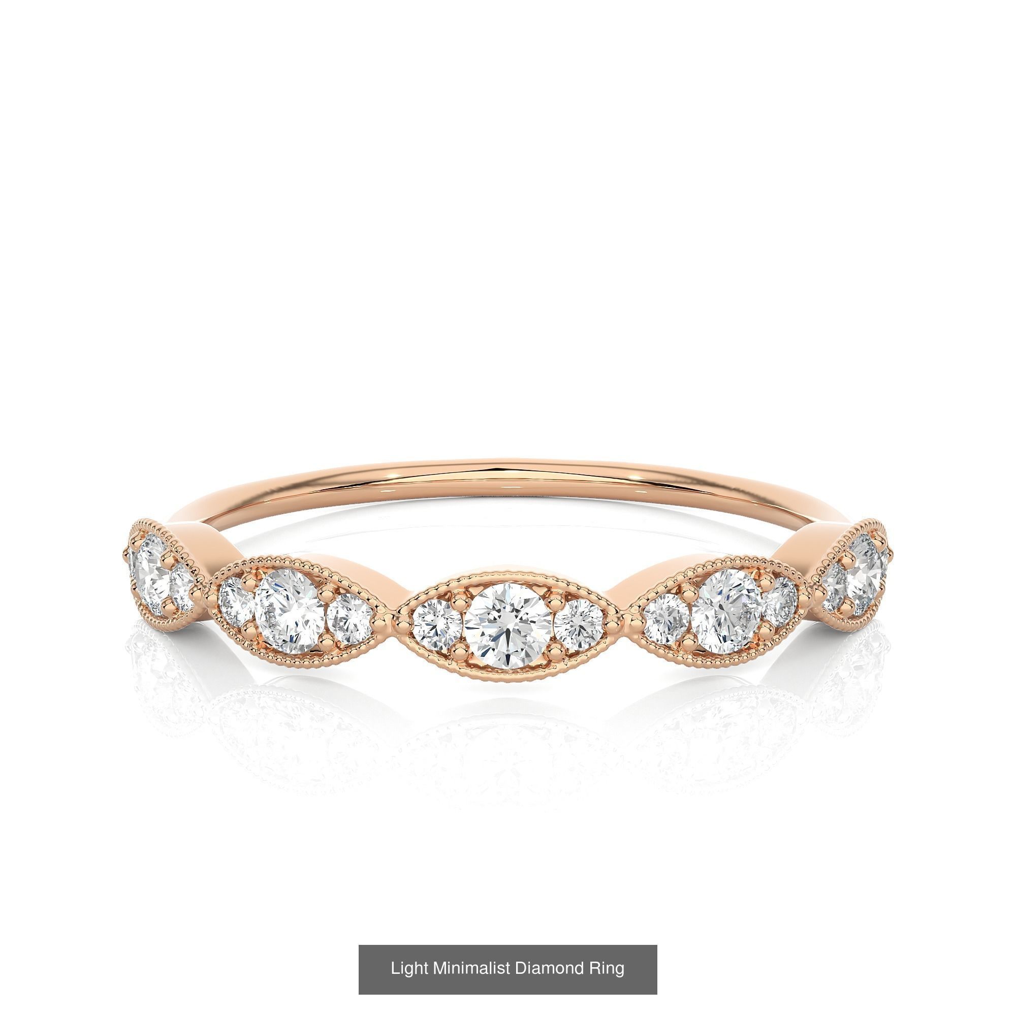 299 Light Minimalist Diamond Rings Collection _86