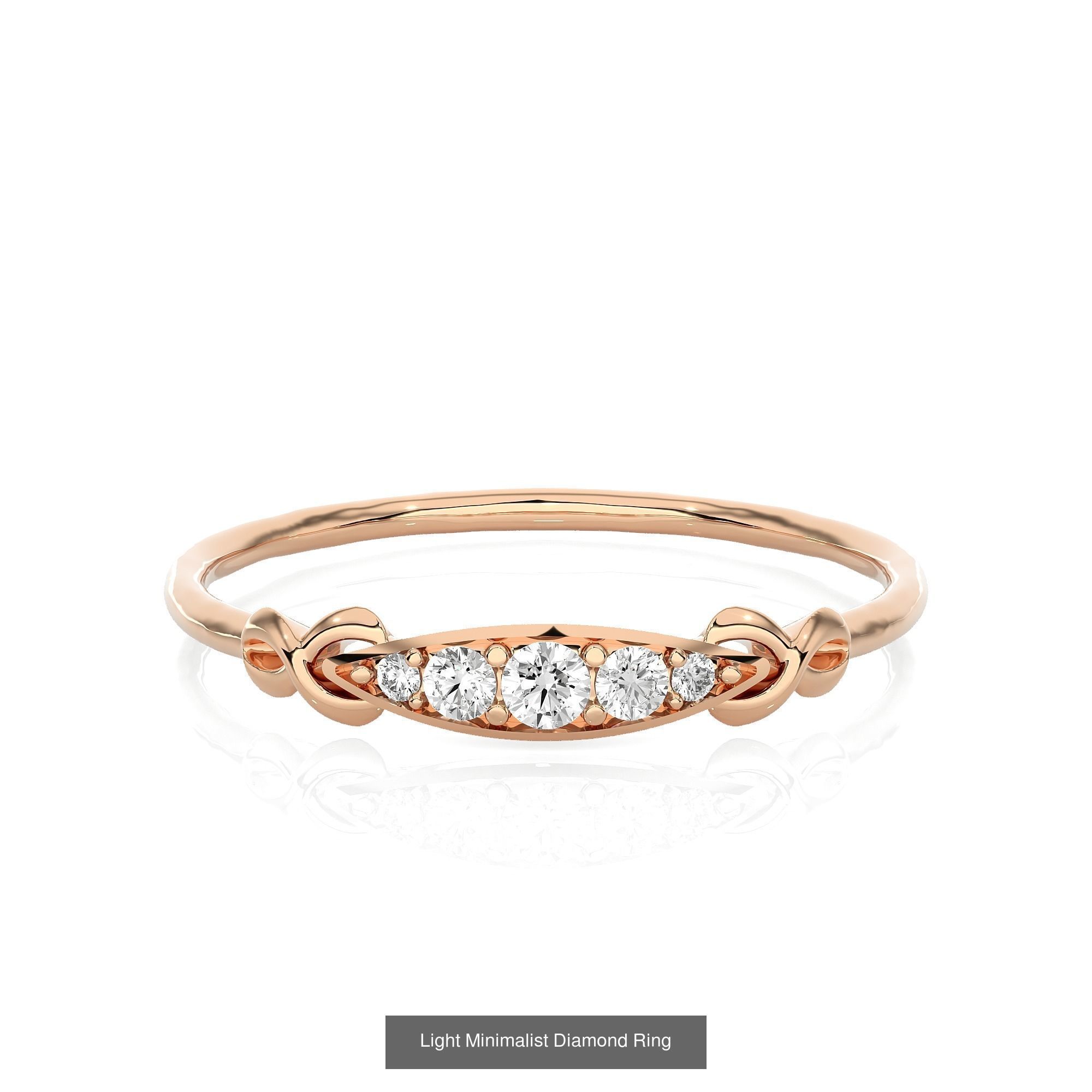 299 Light Minimalist Diamond Rings Collection _149