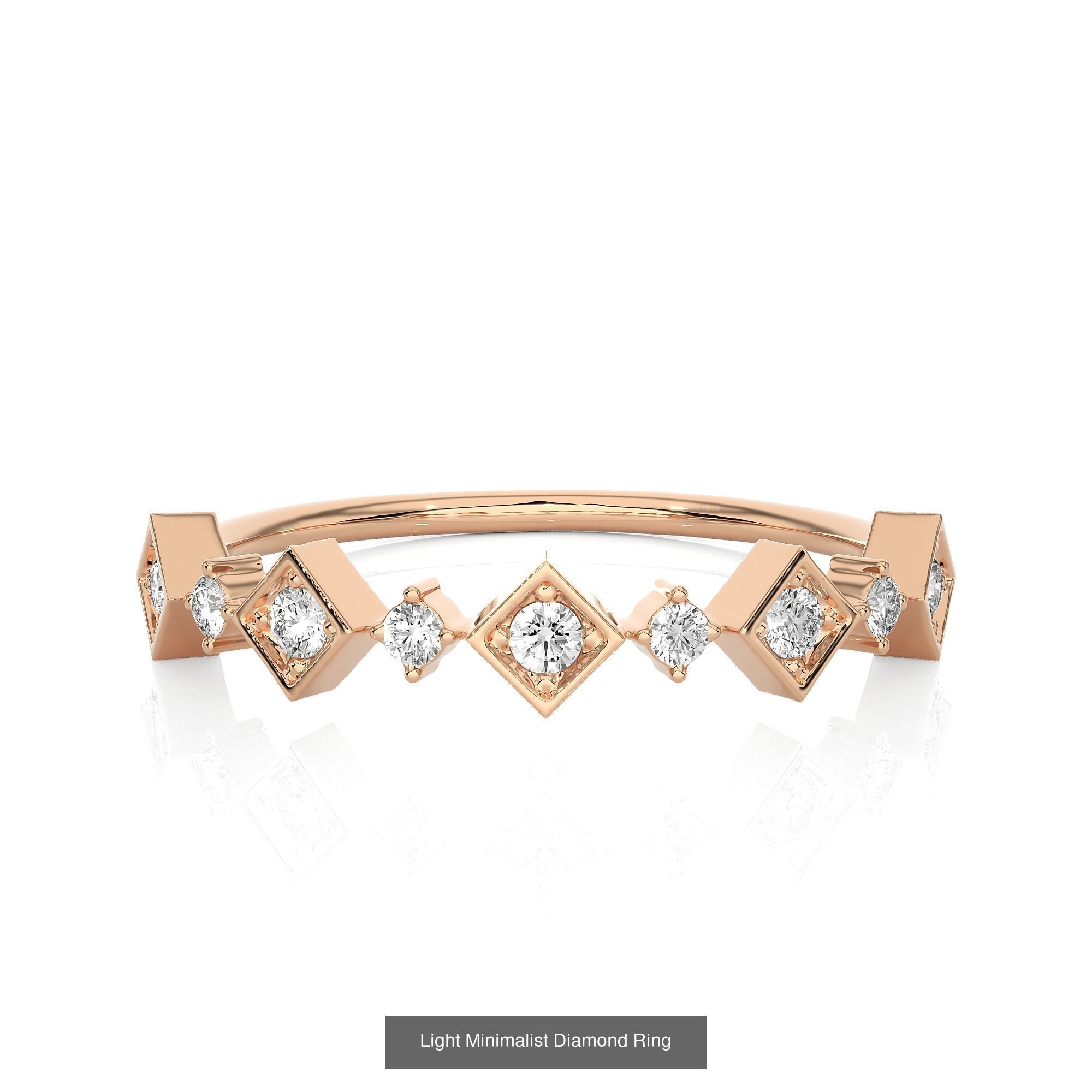 299 Light Minimalist Diamond Rings Collection _142