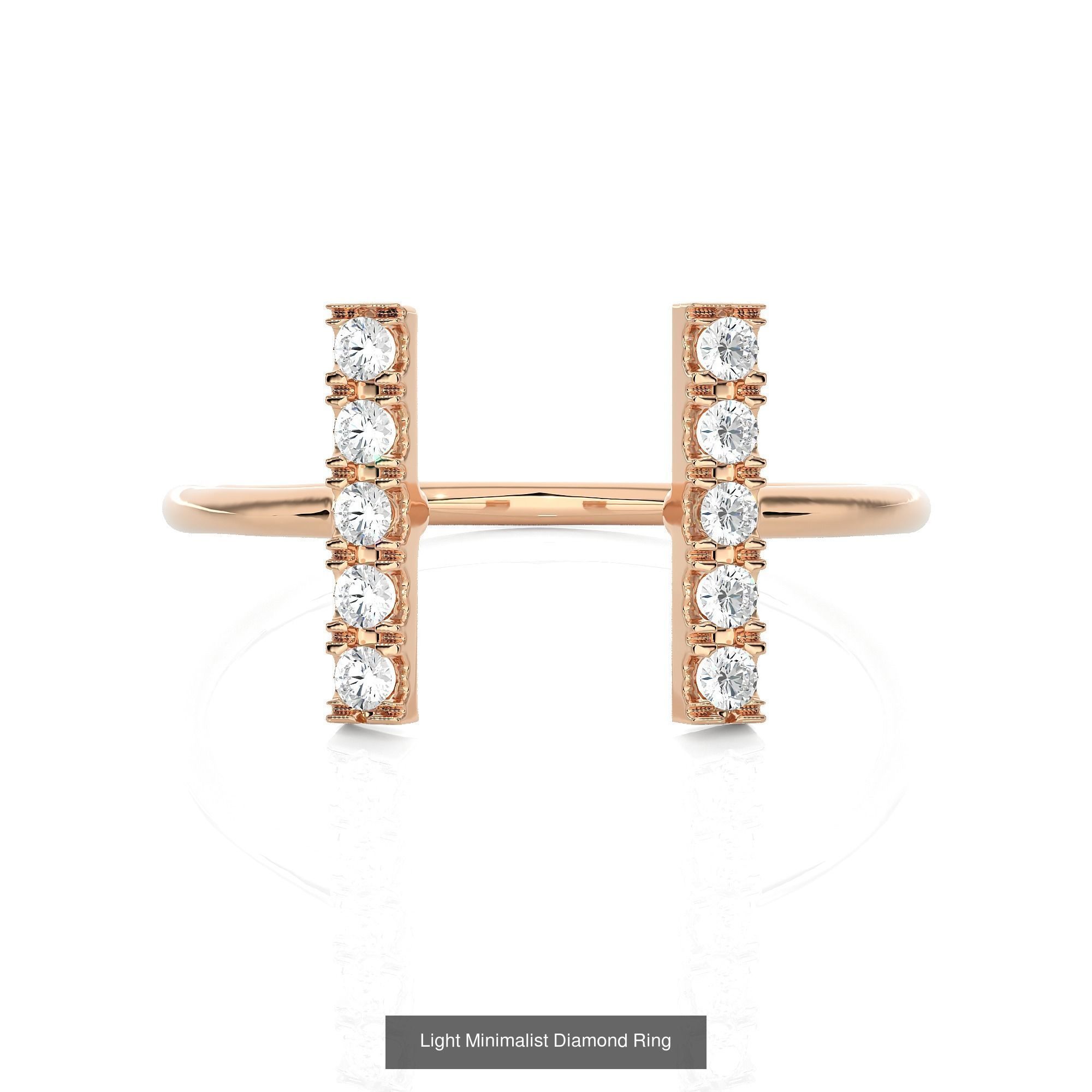 299 Light Minimalist Diamond Rings Collection _174