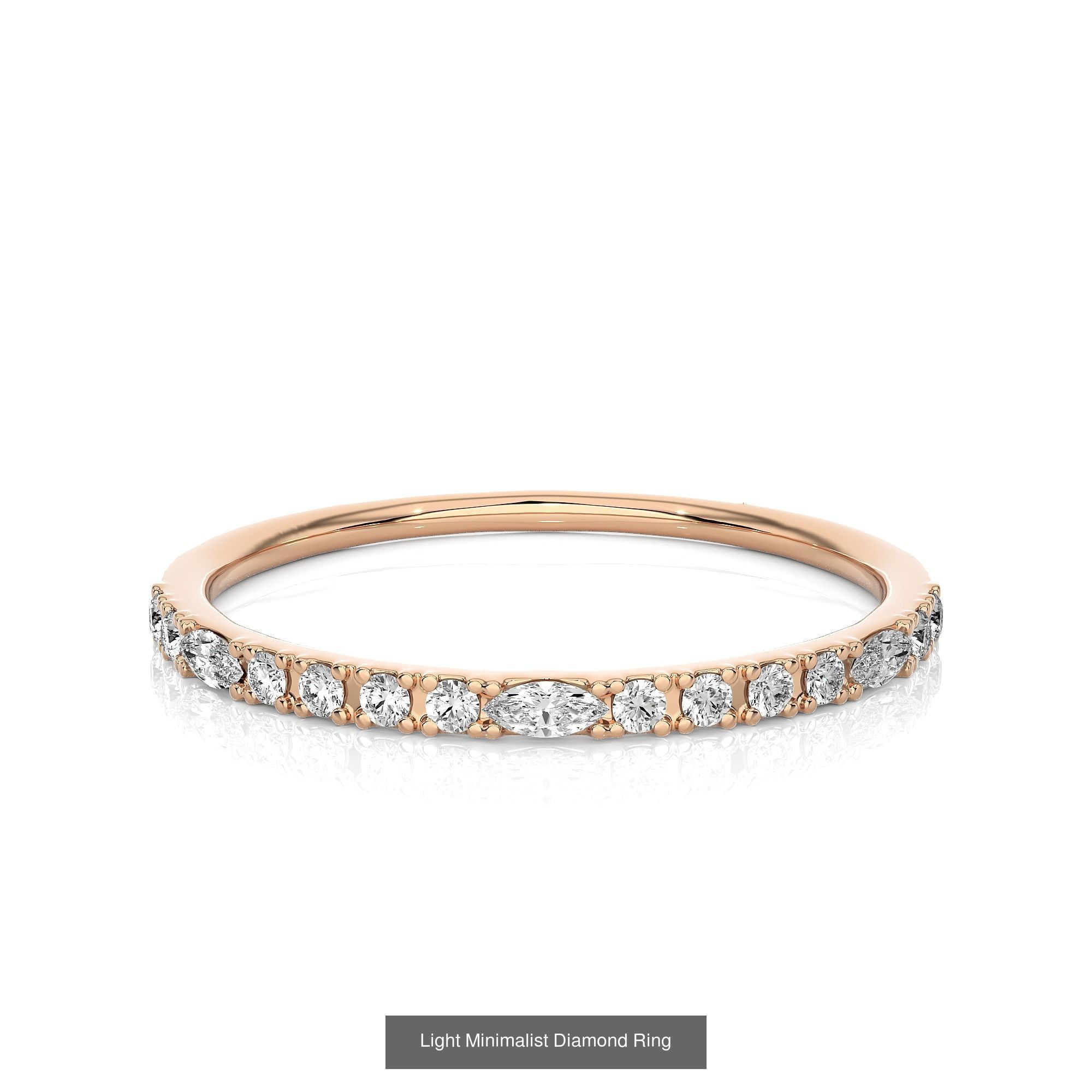 299 Light Minimalist Diamond Rings Collection _128
