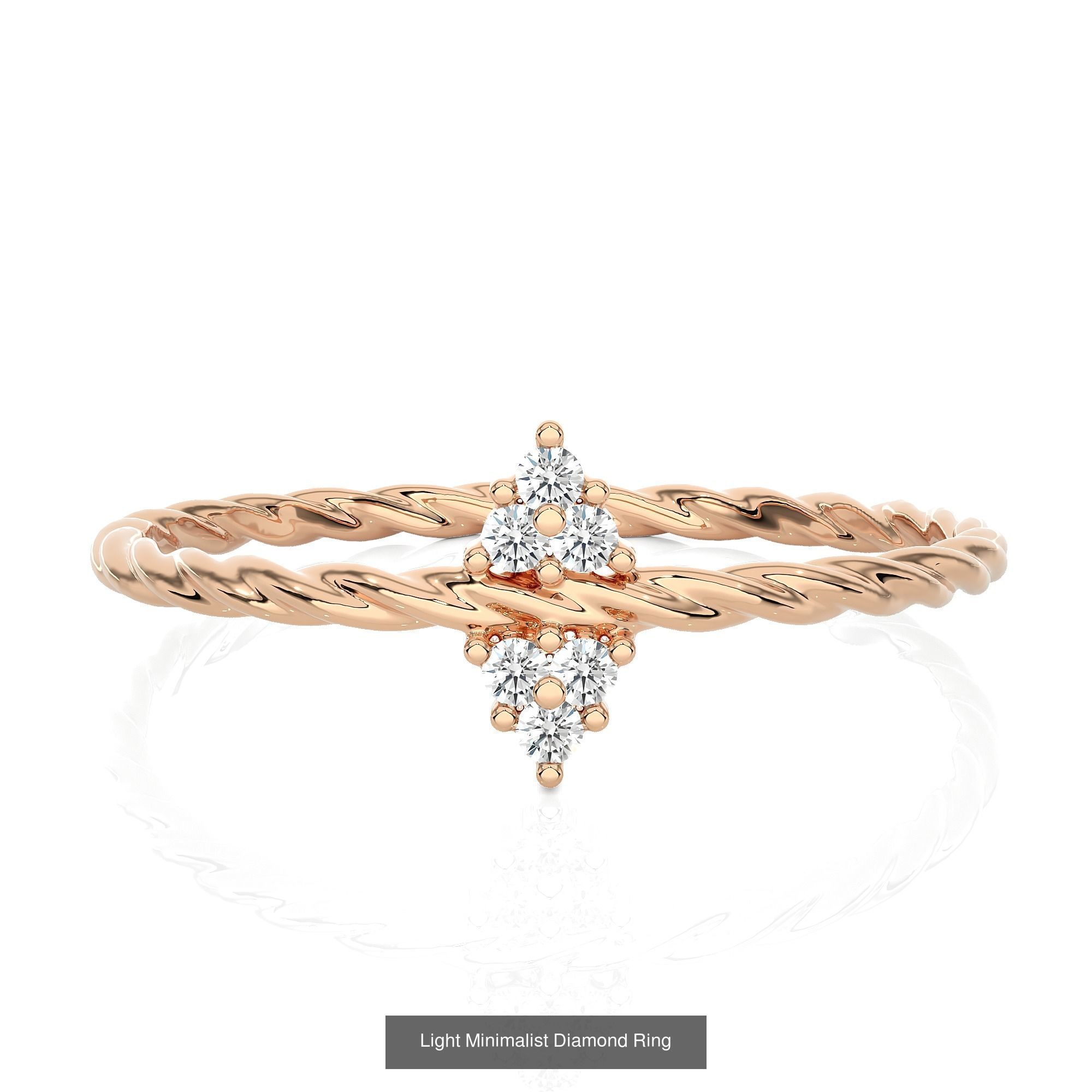 299 Light Minimalist Diamond Rings Collection _120
