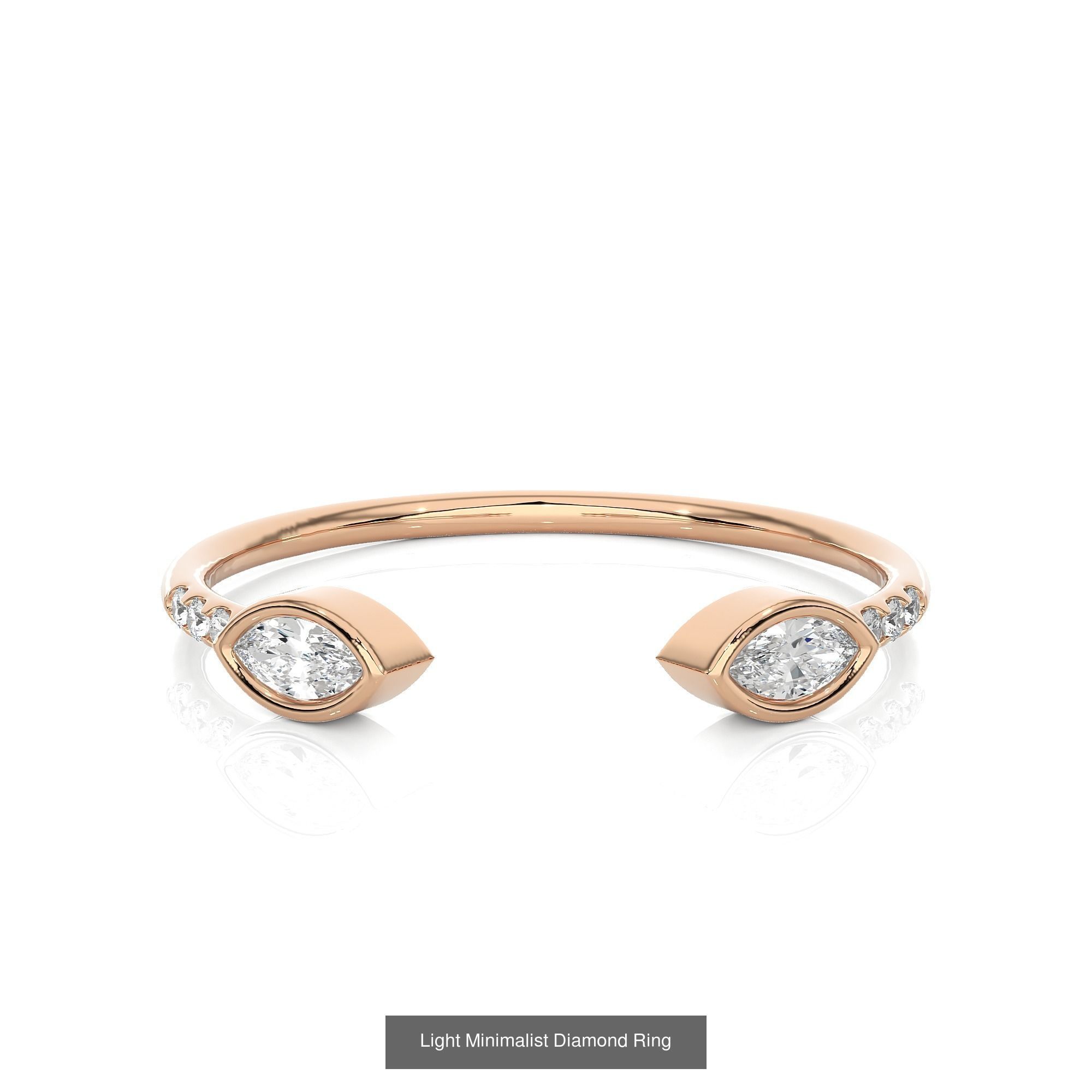 299 Light Minimalist Diamond Rings Collection _188