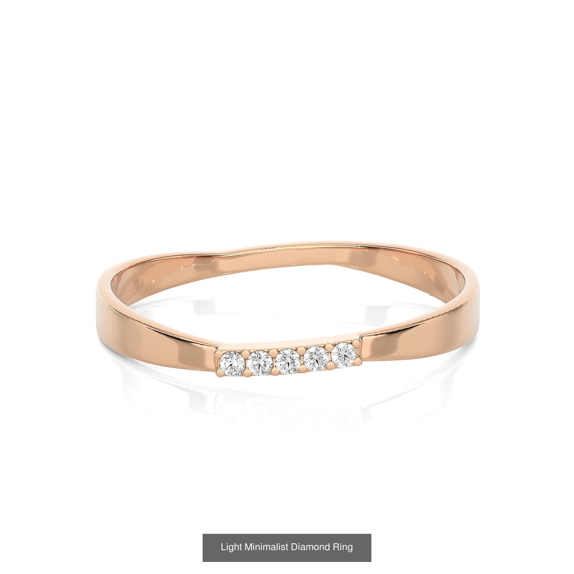 299 Light Minimalist Diamond Rings Collection _185