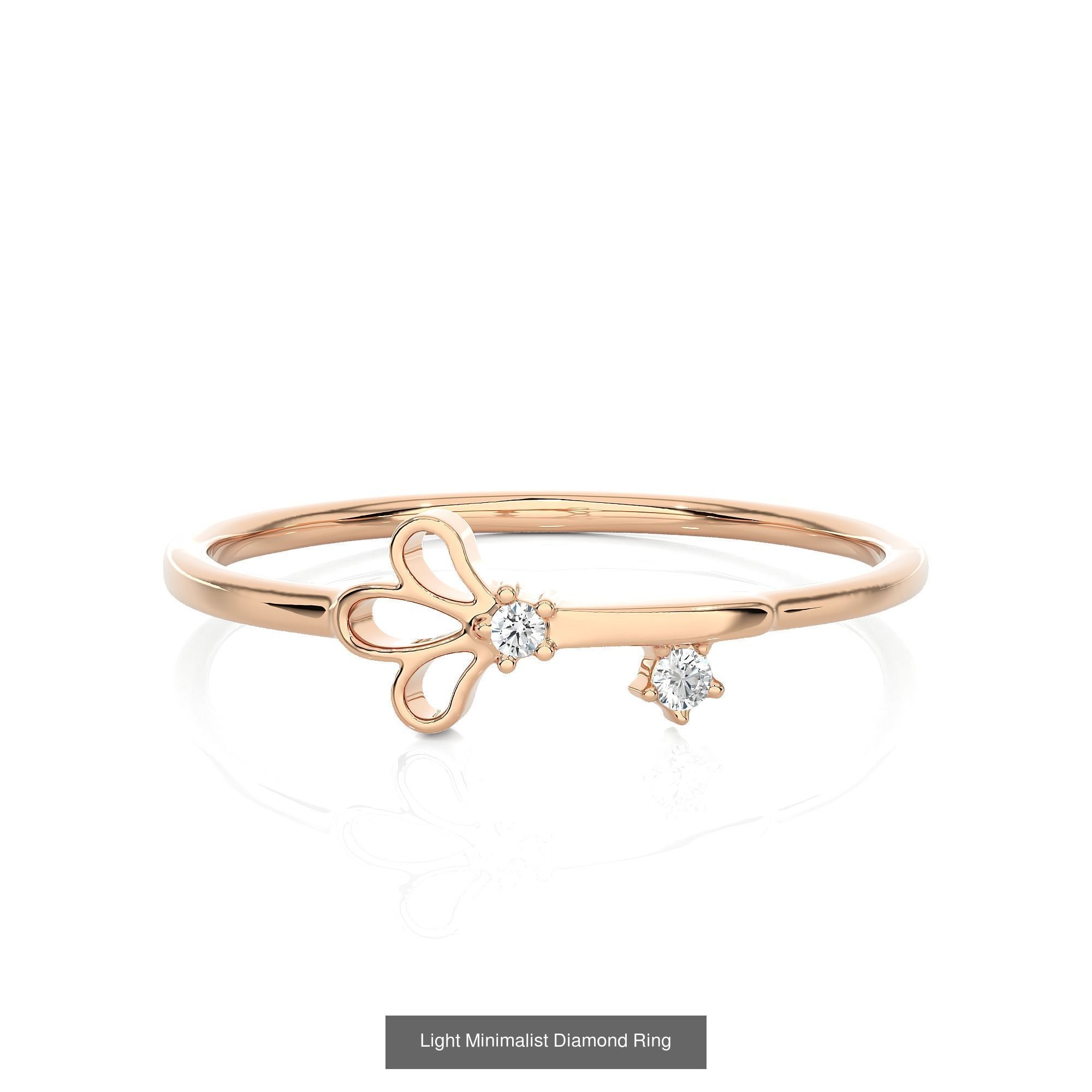 299 Light Minimalist Diamond Rings Collection _206