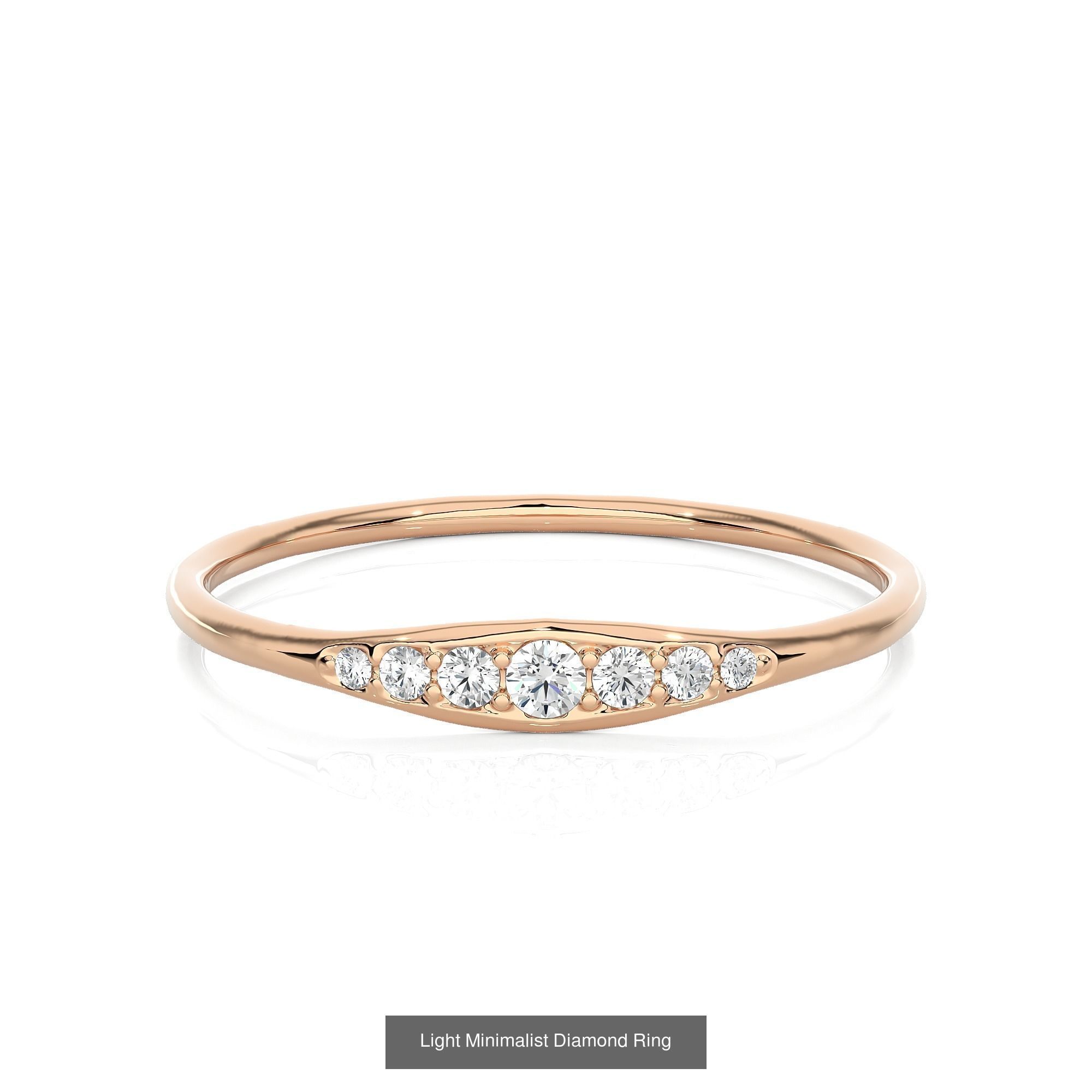 299 Light Minimalist Diamond Rings Collection _124