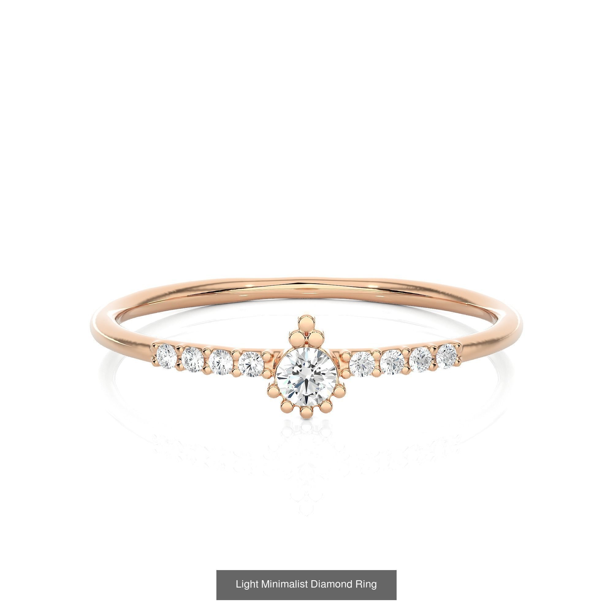 299 Light Minimalist Diamond Rings Collection _72