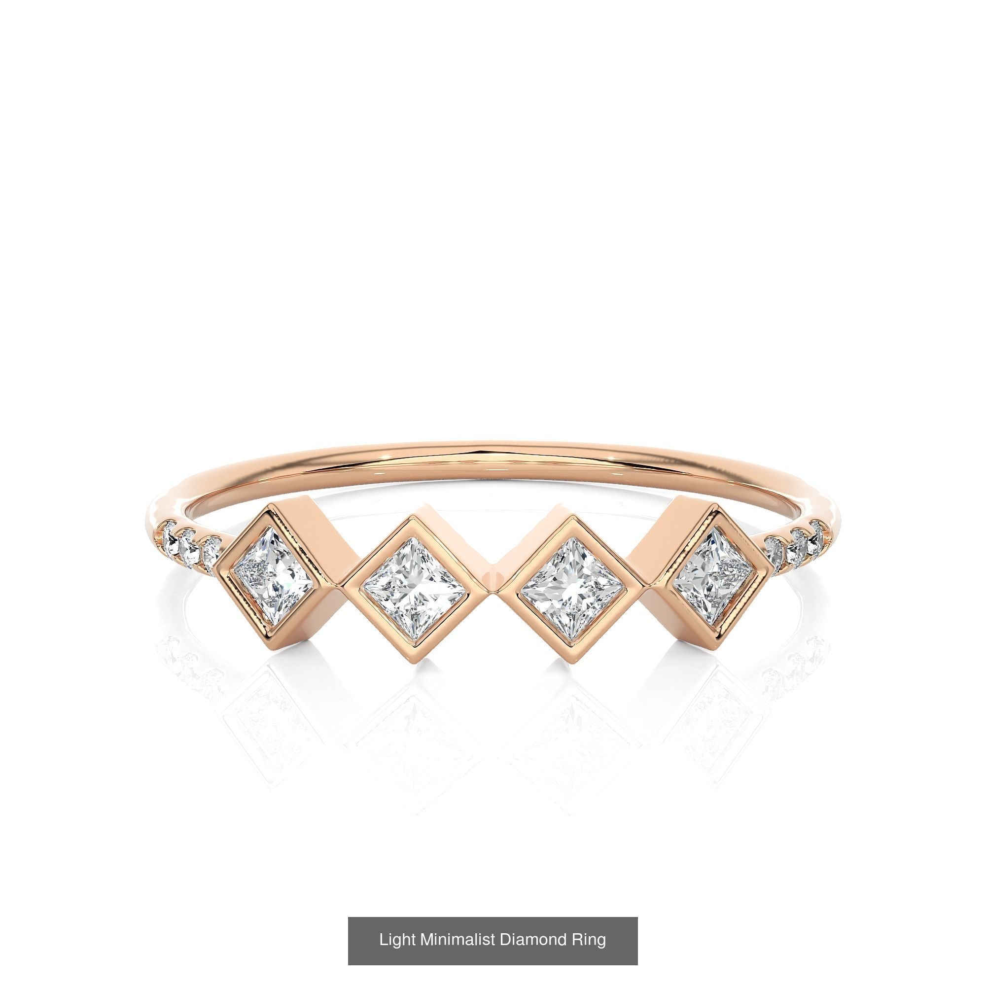299 Light Minimalist Diamond Rings Collection _191