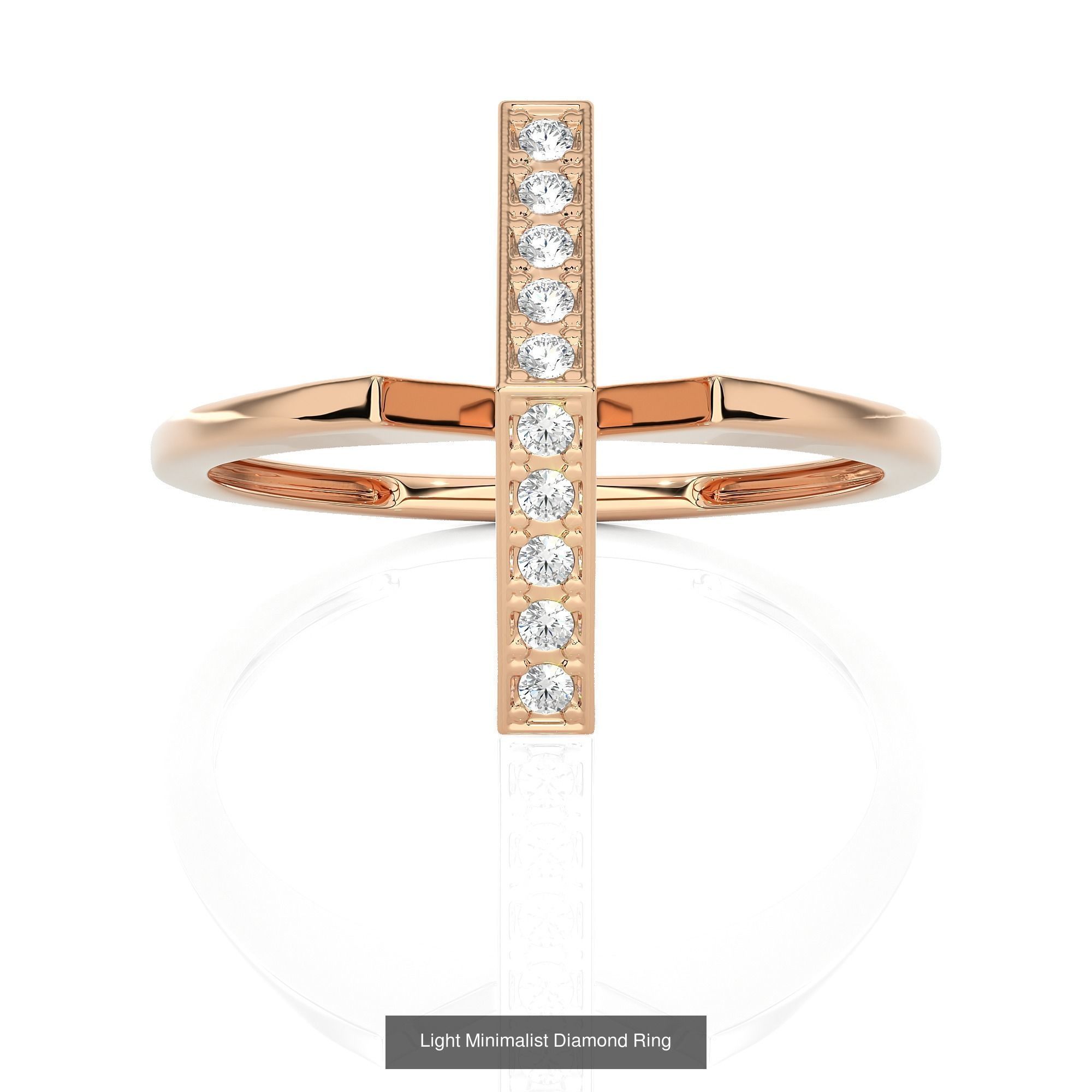 299 Light Minimalist Diamond Rings Collection _107