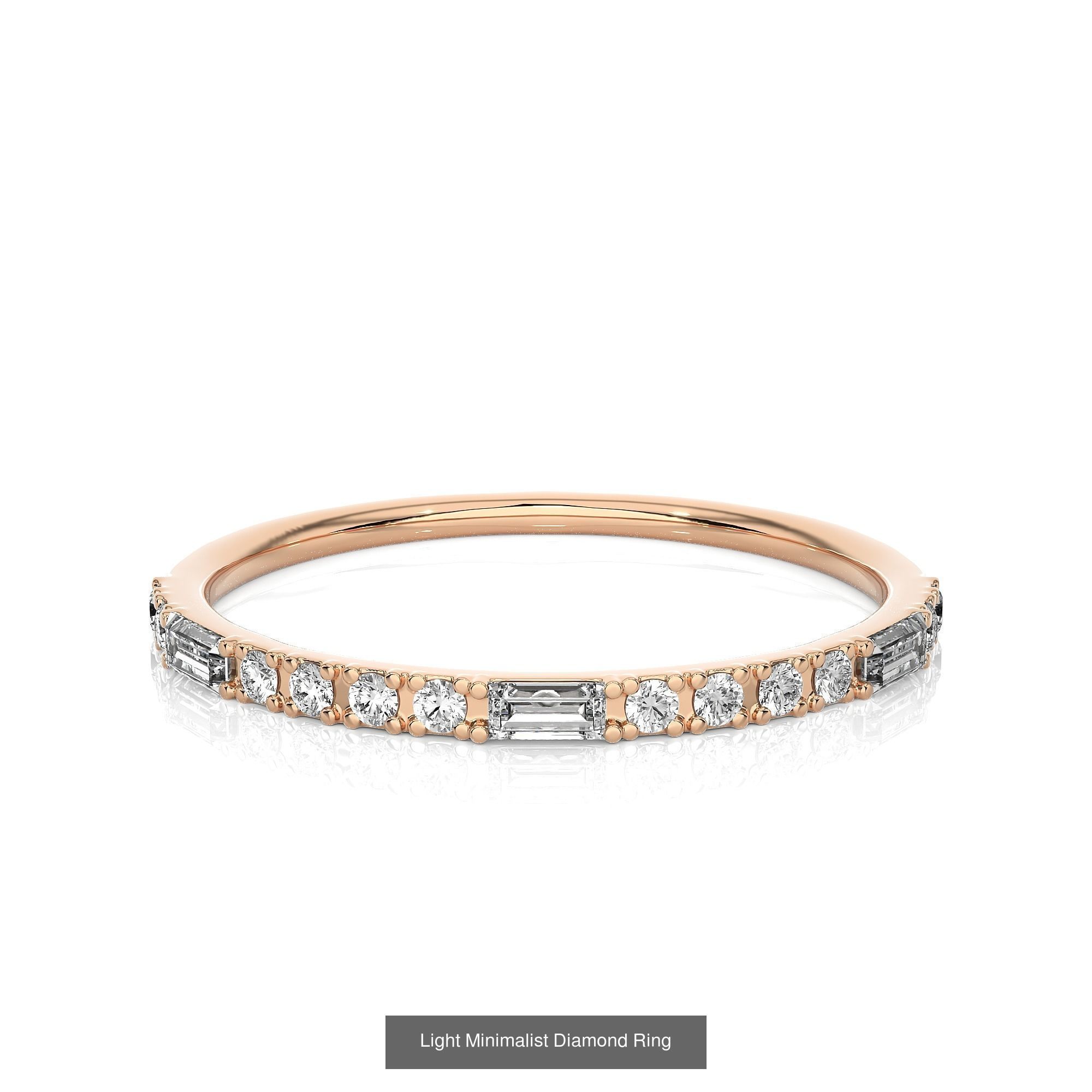 299 Light Minimalist Diamond Rings Collection _126