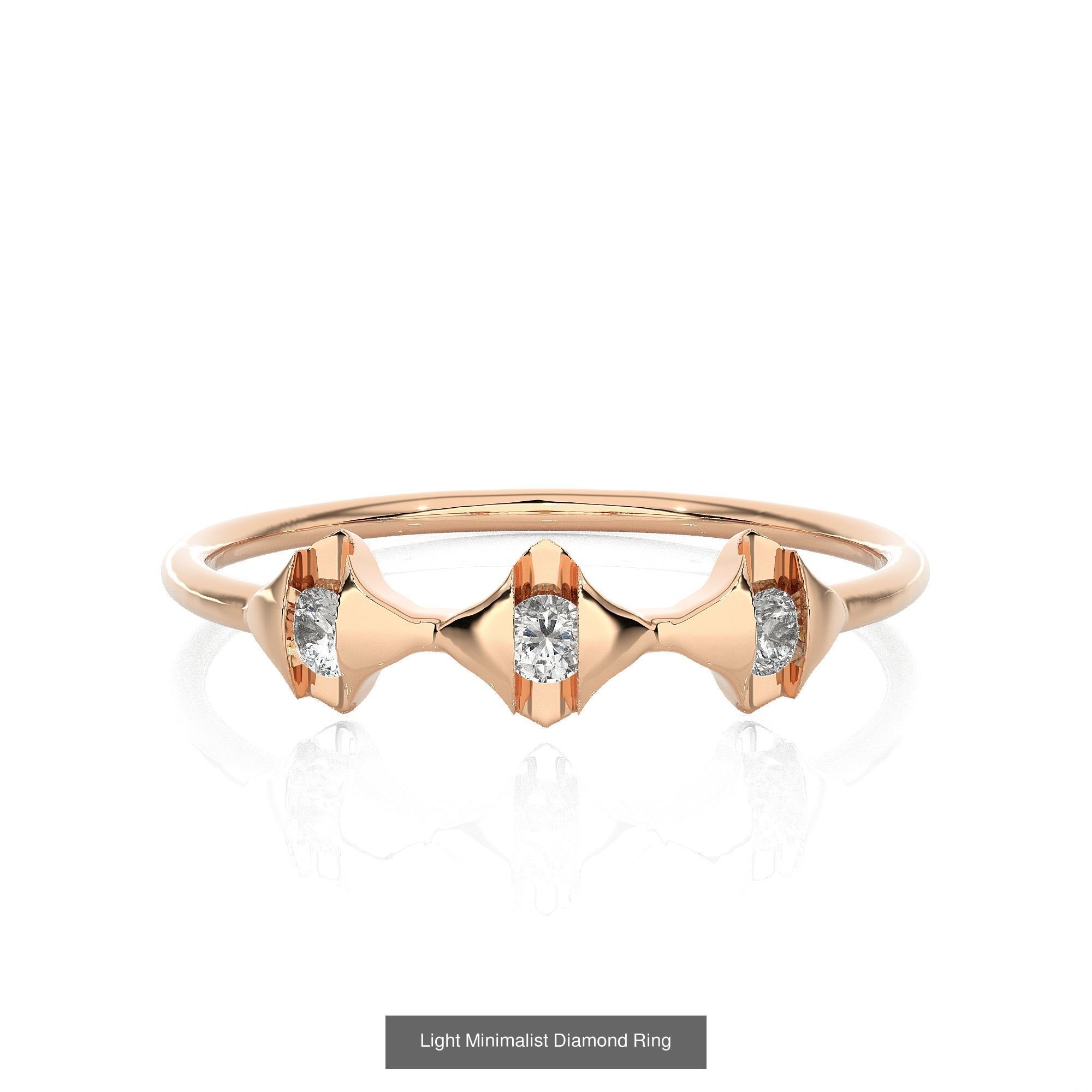 299 Light Minimalist Diamond Rings Collection _112