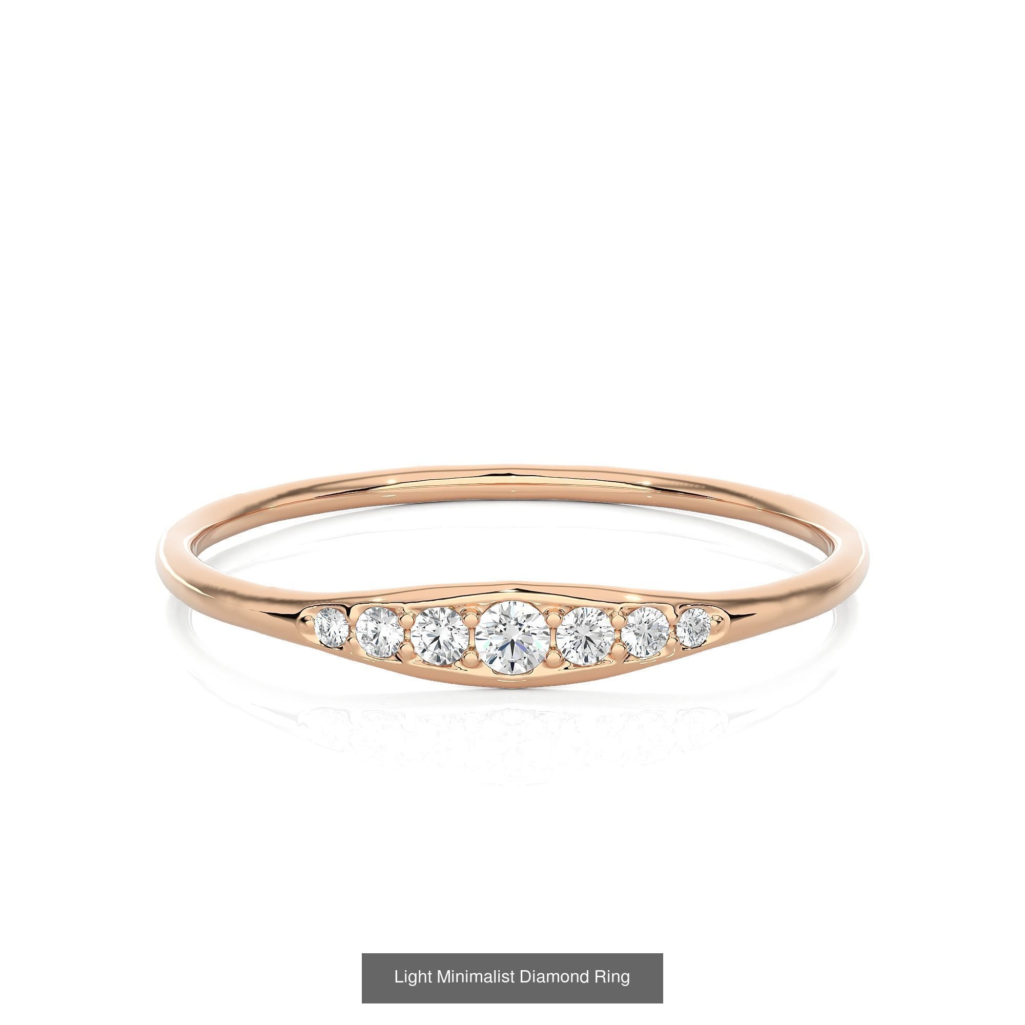 299 Light Minimalist Diamond Rings Collection _125