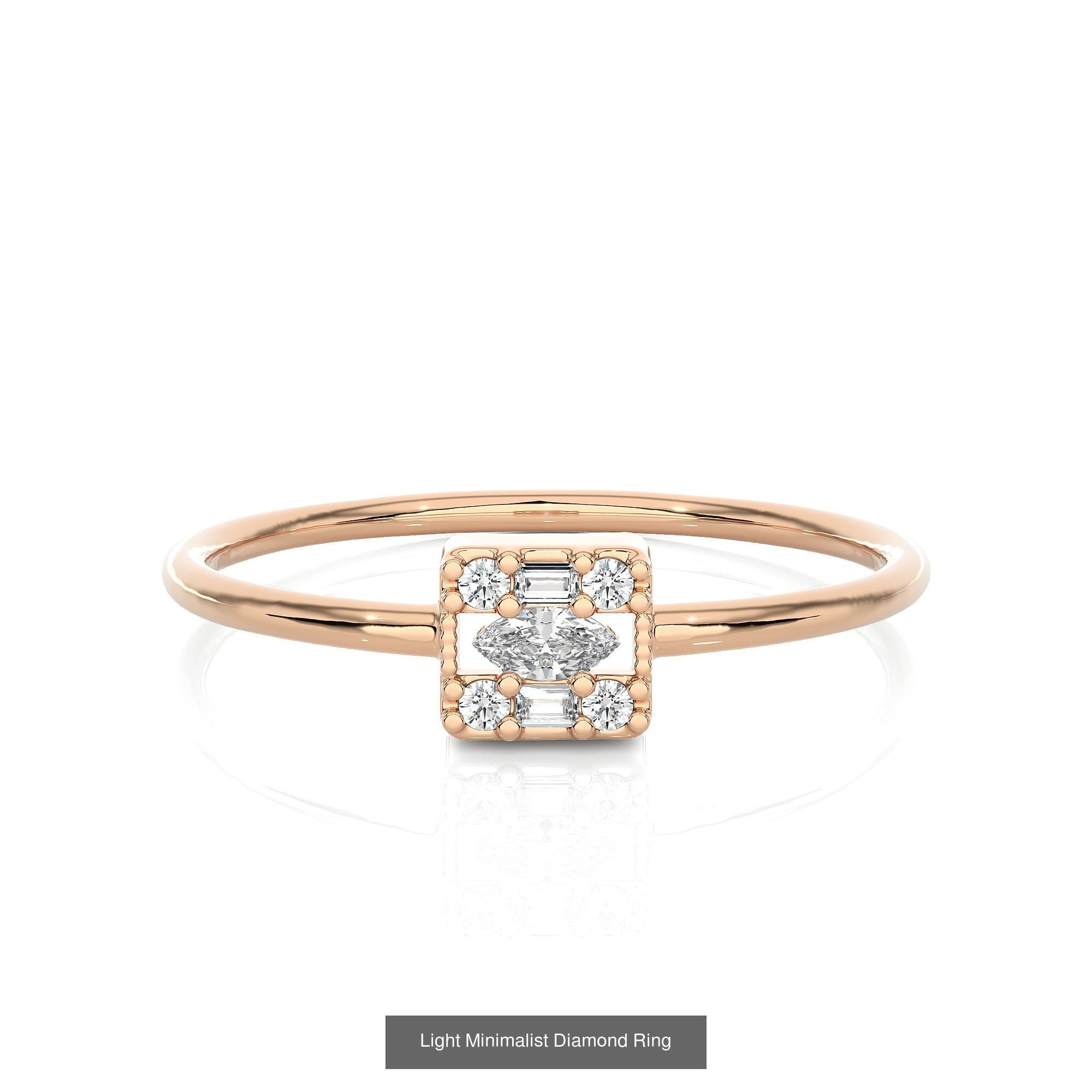 299 Light Minimalist Diamond Rings Collection _62